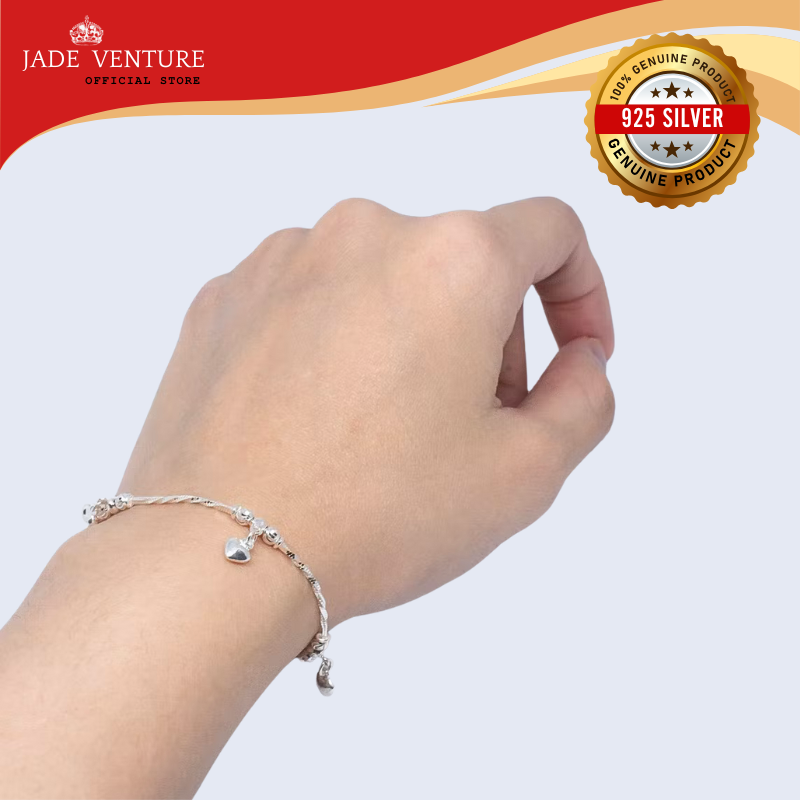 LB1109 Four Heart Shape Pendant Bracelet