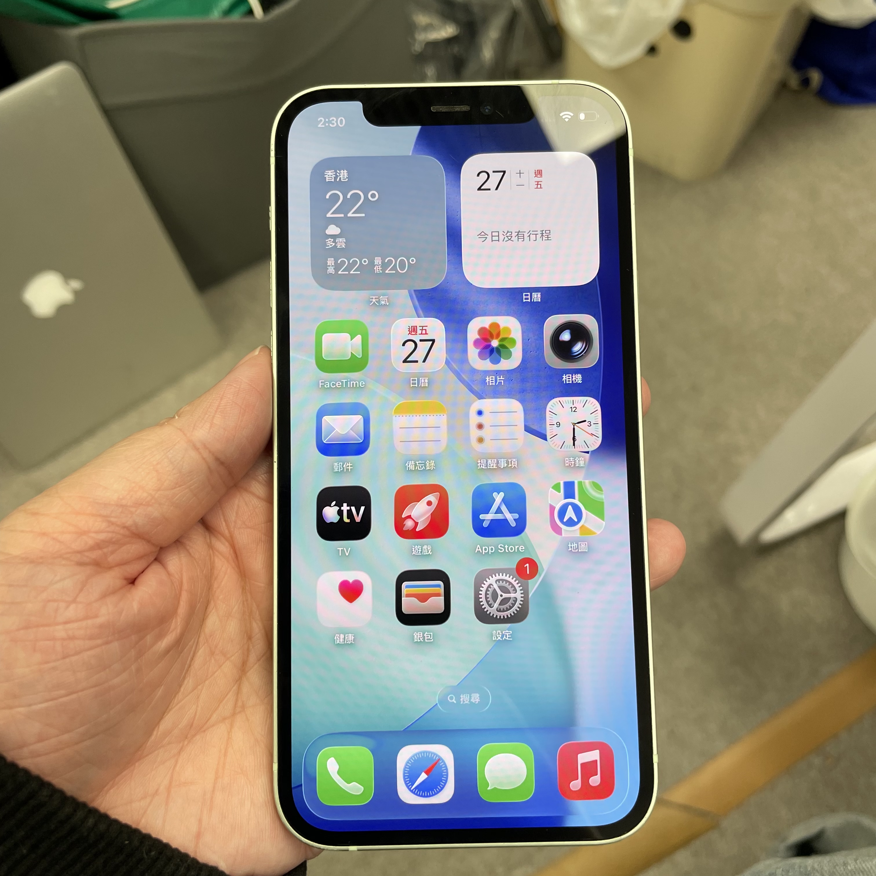 *6007 12 靚機 128GB 電79 綠色 green