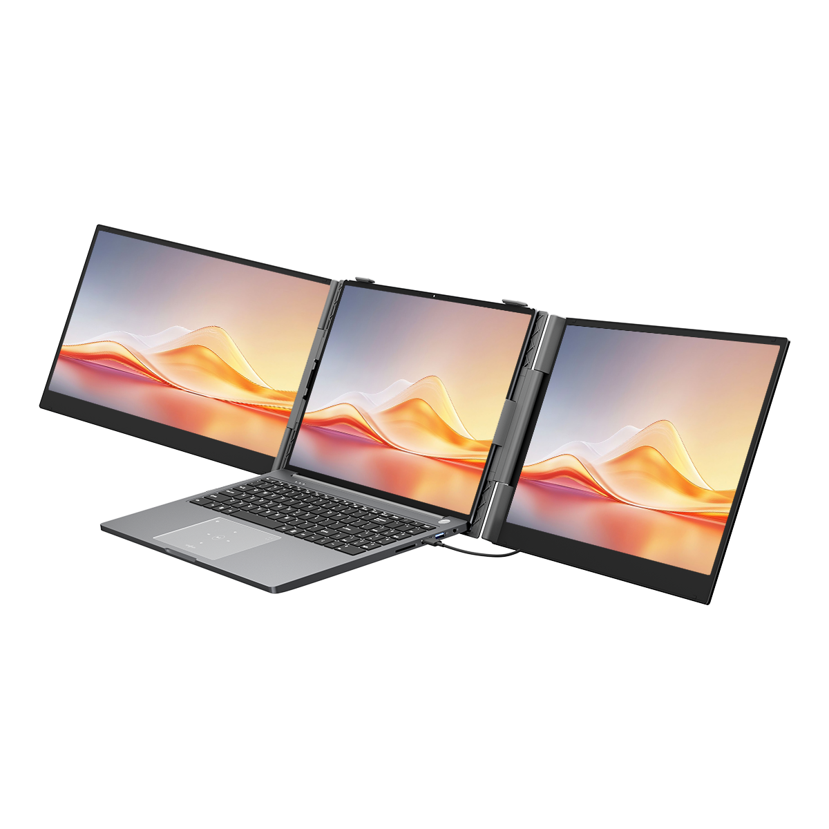 Blackview DCM6 Pro 14吋雙屏便攜式手提電腦螢幕擴展器 | Dual 14-inch Laptop Screen Extender