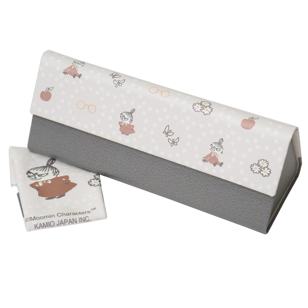 現貨｜Little My 阿美 Moomin 姆明 日版 可摺疊 眼鏡盒 + 眼鏡布 套裝 (230208)