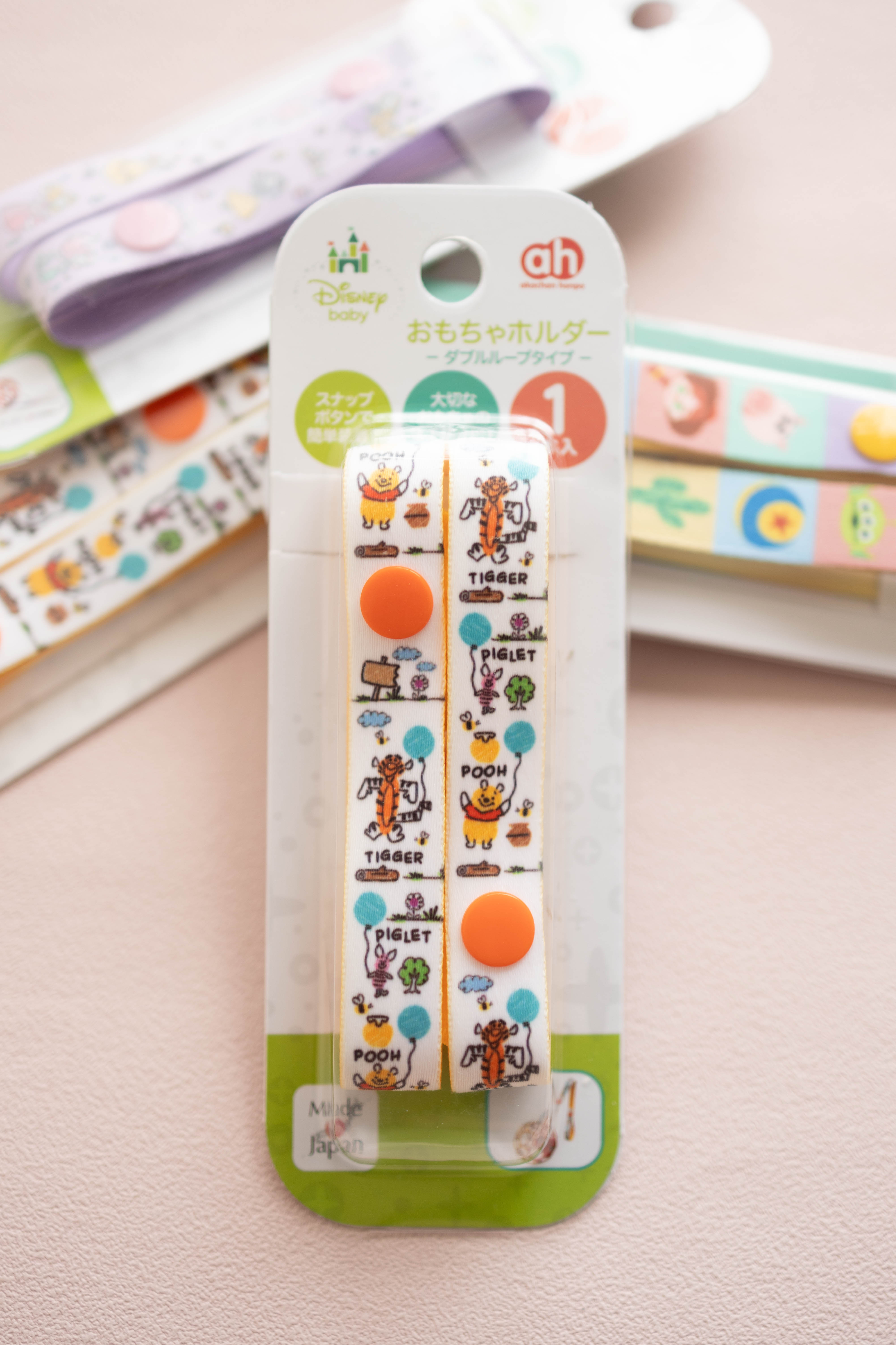 Disney Baby 日本製Winnie the pooh玩具夾