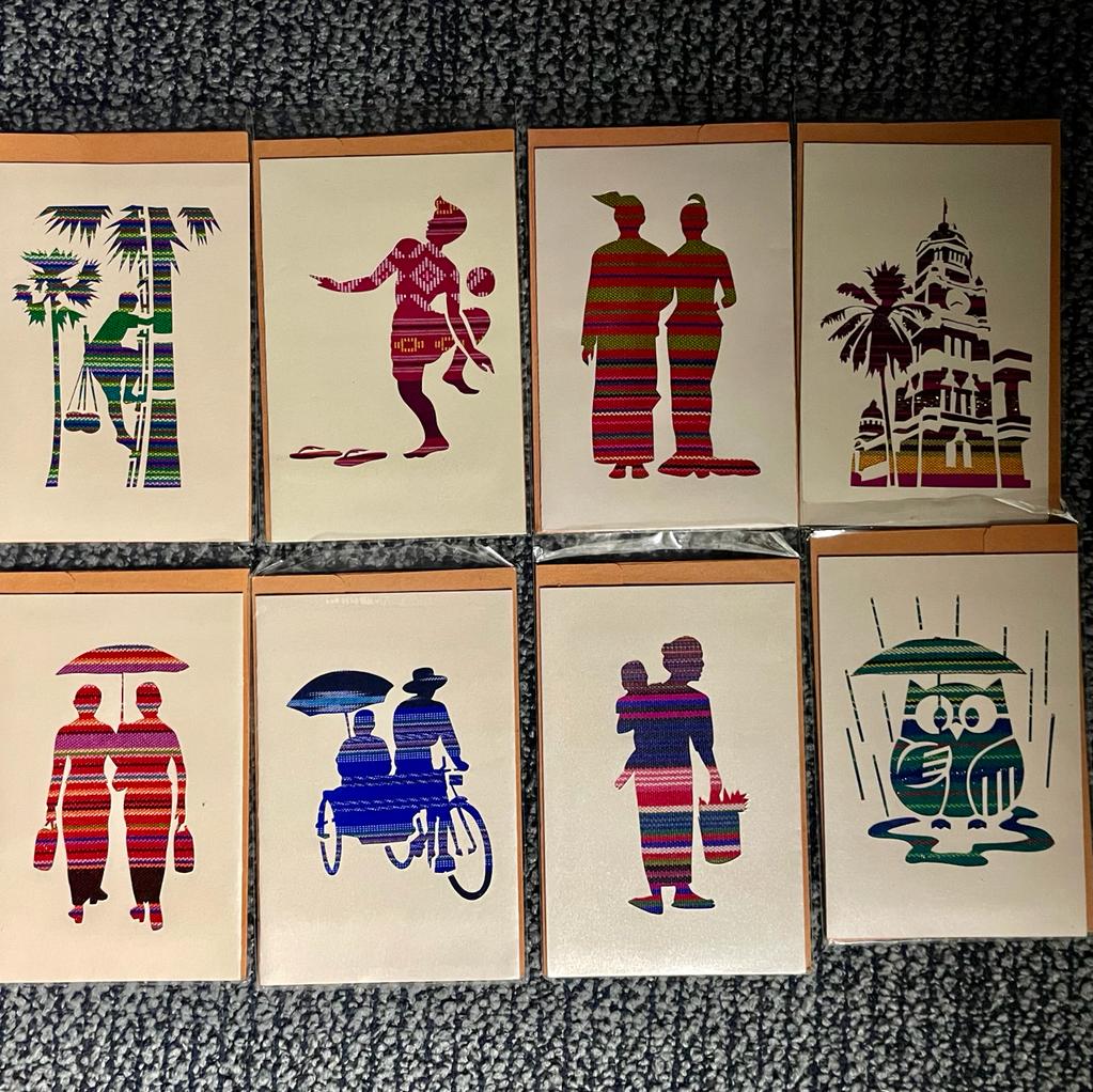 緬甸民族風多用途賀咭 | Myanmar Greeting Card