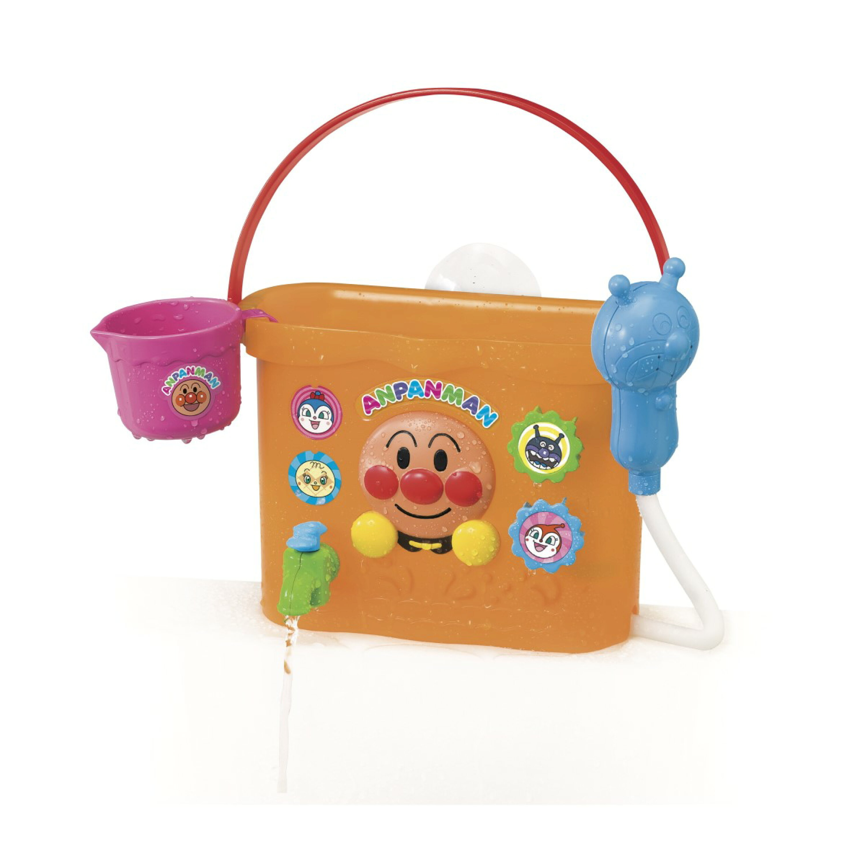 現貨🇯🇵麵包超人浴室沖涼水桶玩具