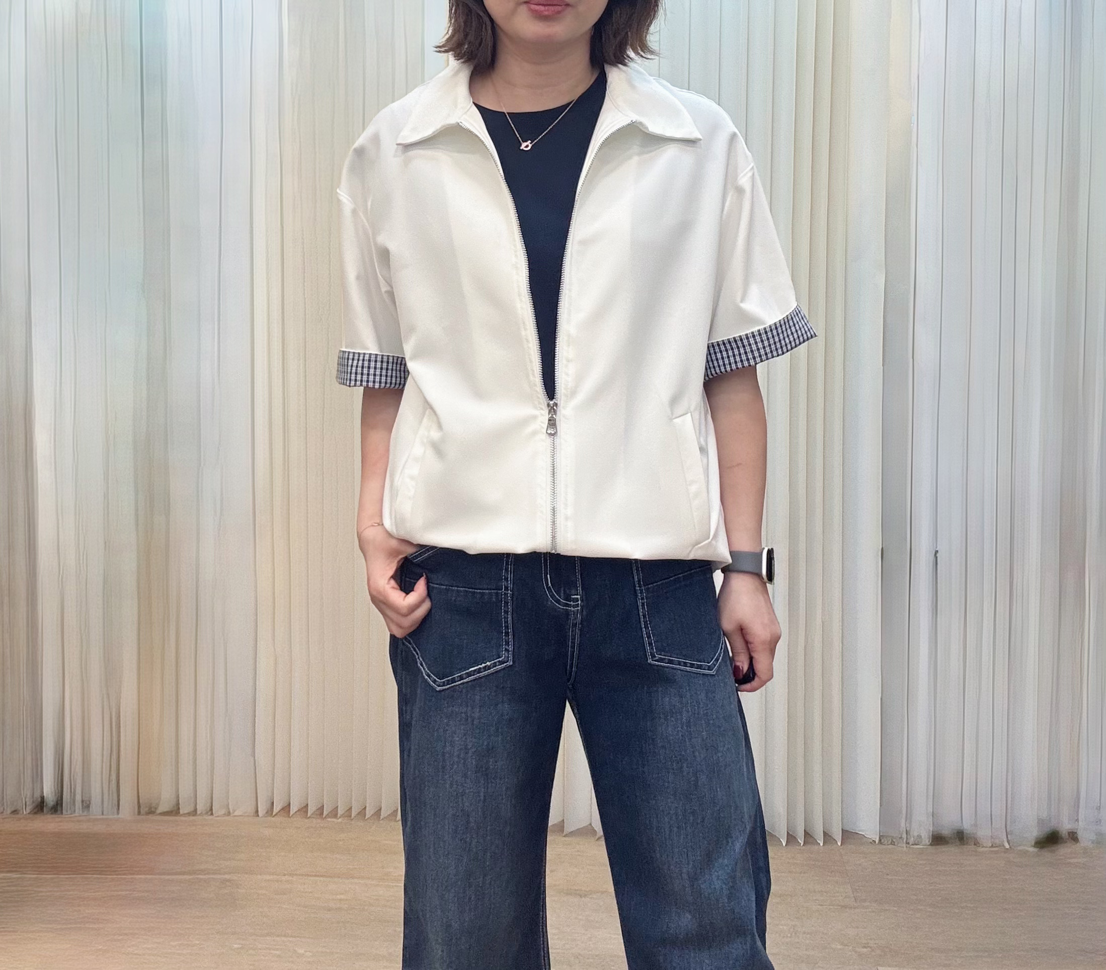 韓國拉鍊外套 M449 03ES4817250