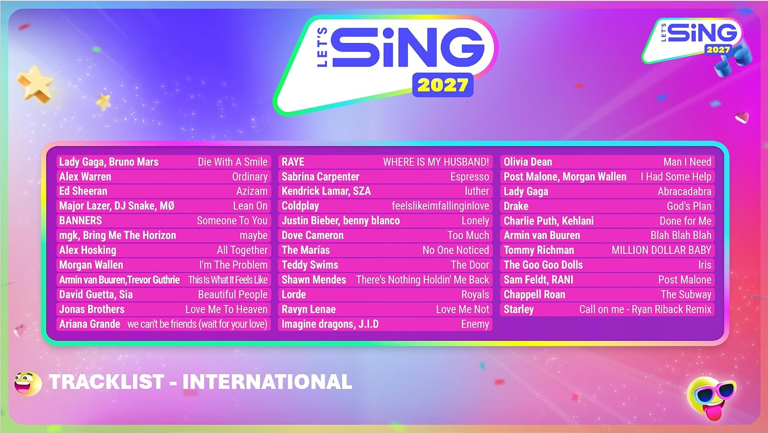 【預售 3/11】SW2 Let's Sing 2027【2 Mic Bundle】英文  (英文封面) PO1041
