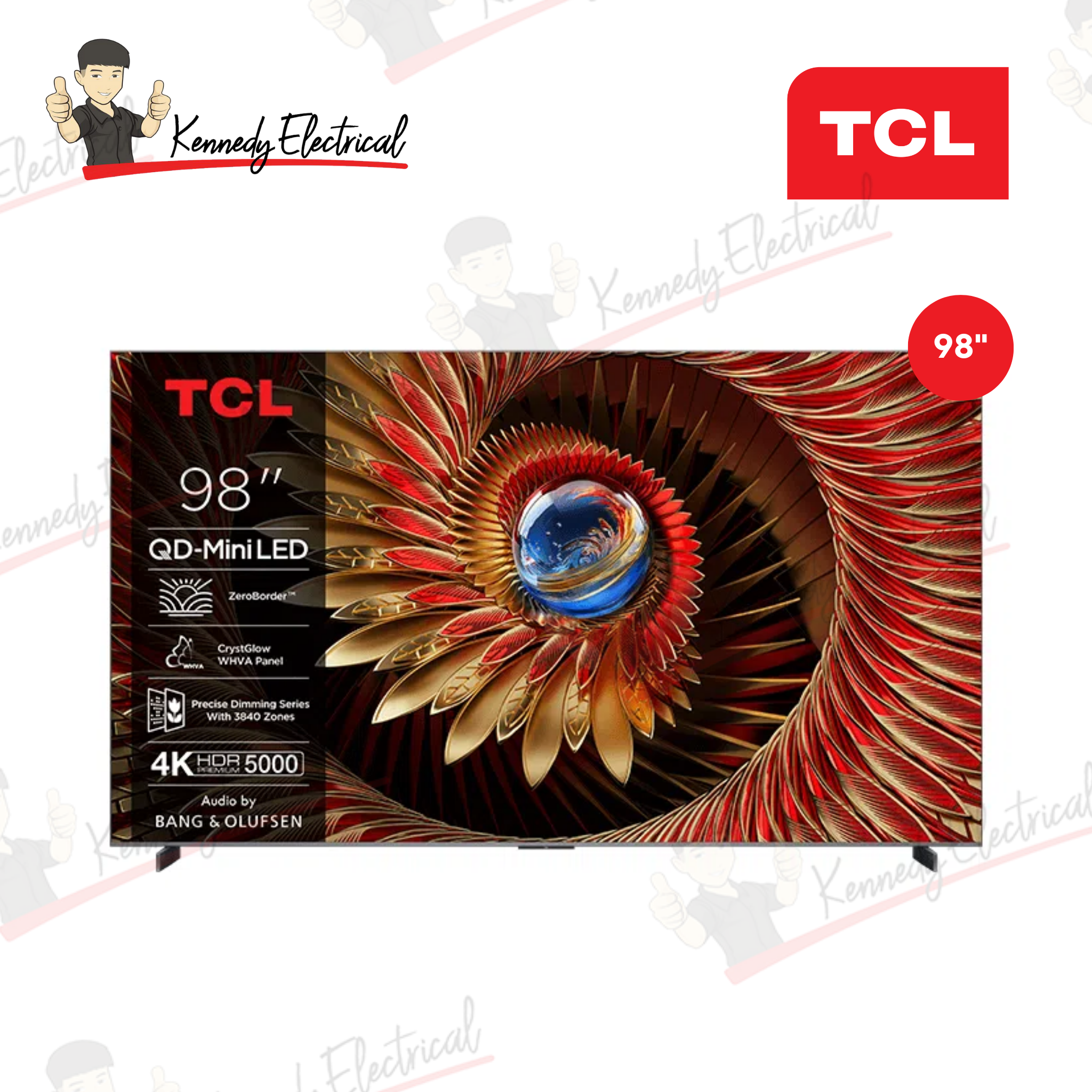 TCL 98" C8K Series 4th Gen QD-Mini LED 4K Google TV (98C8K)