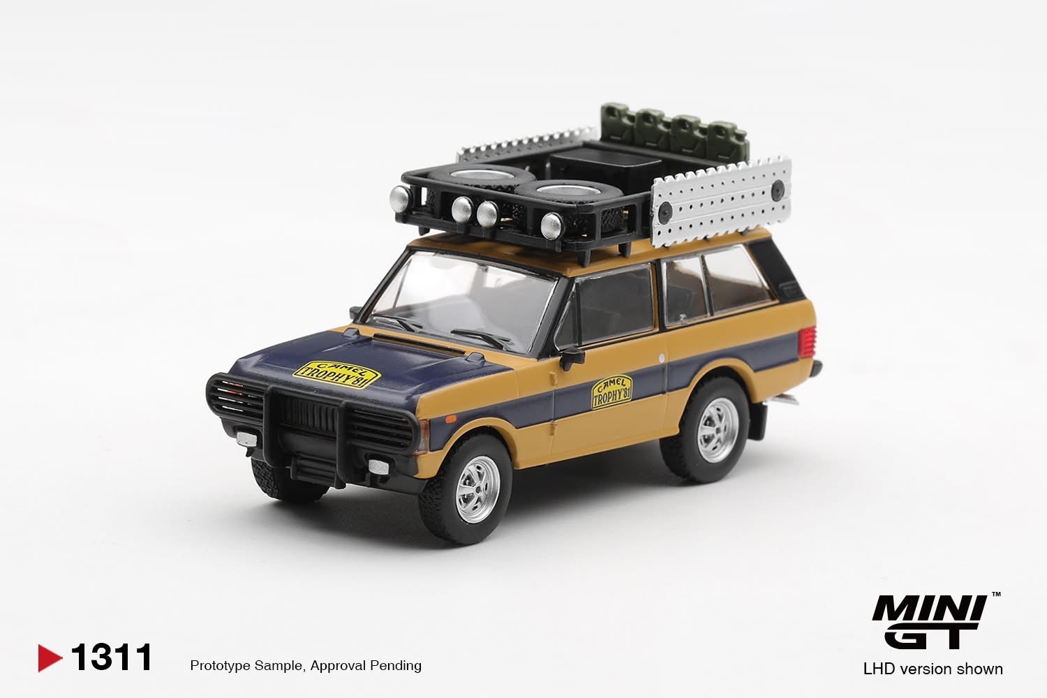 (預訂 Pre Order) Mini GT  ( MGT01311-L ) Range Rover 1981 Camel Trophy Sumatra N.Sudmann & F.Hofmann
