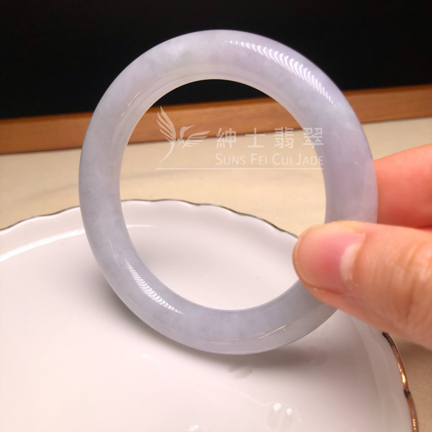 茄紫圓鐲53.8mm C06029