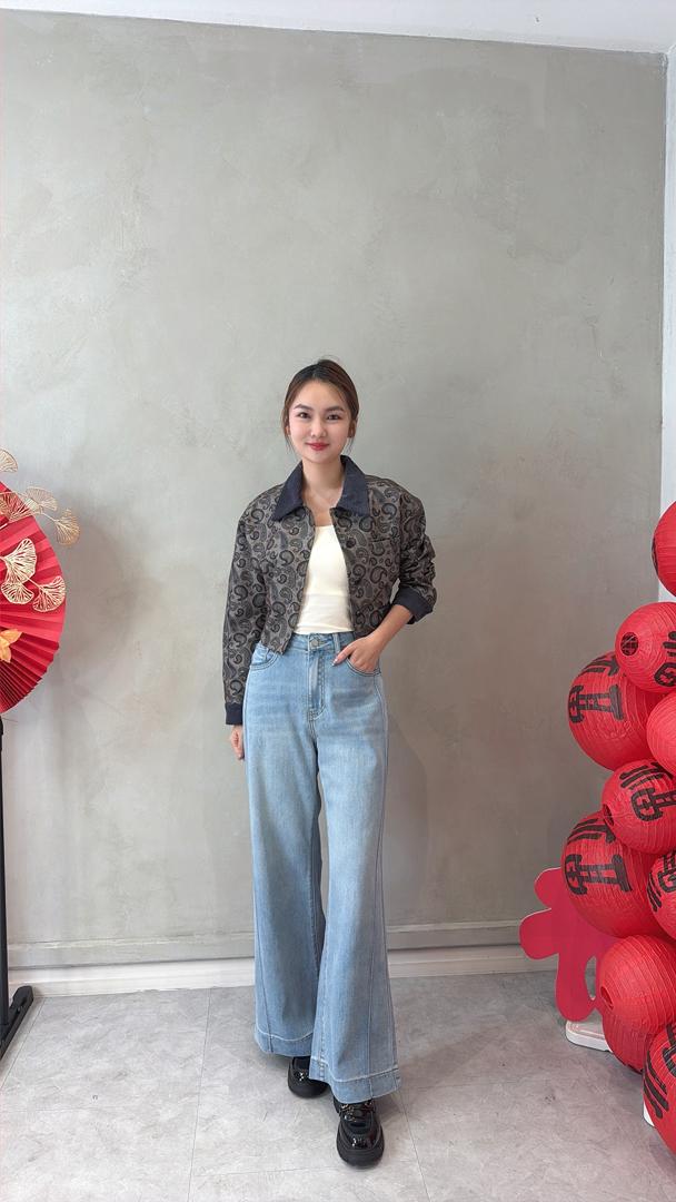 A-JP739135 STRAIGHT CUT LIGHTWEIGHT DENIM L/P