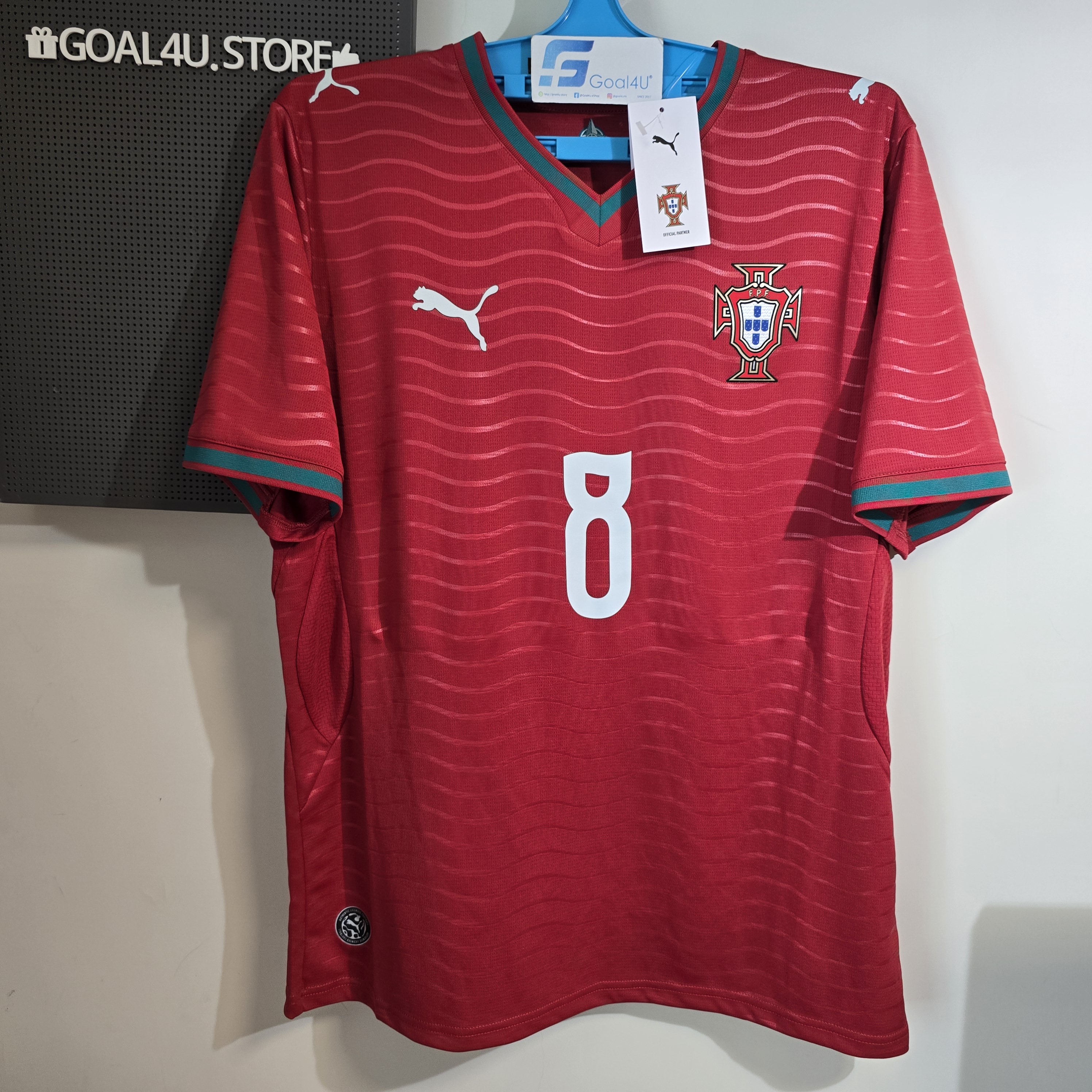 海洋力量 × 戰鬥精神 Puma Portugal 葡萄牙 2026-27 主場球迷版球衣 (可加印字章) 783278_01