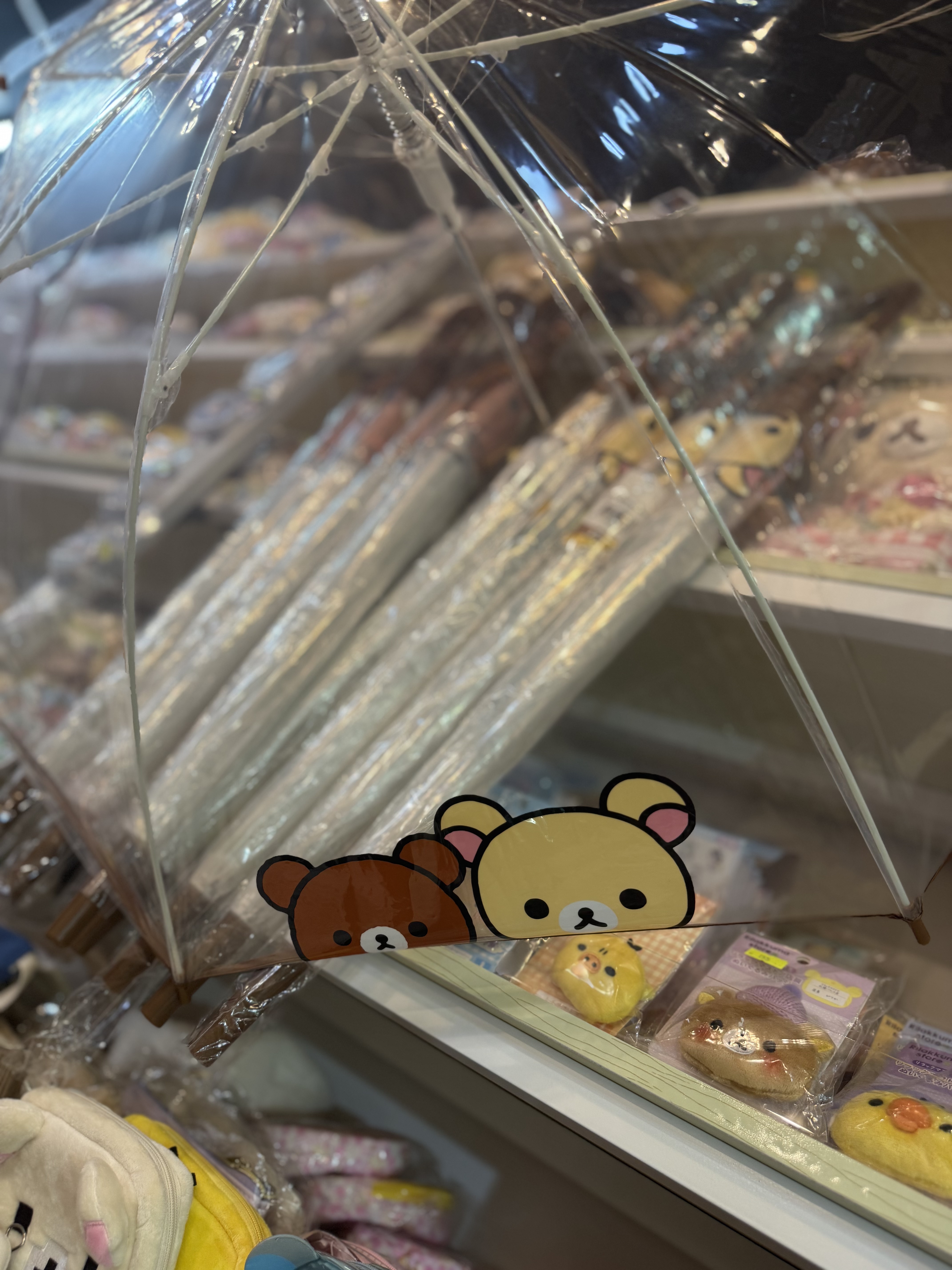 《現貨》全新Rilakkuma韓國專店限定 長身透明遮
