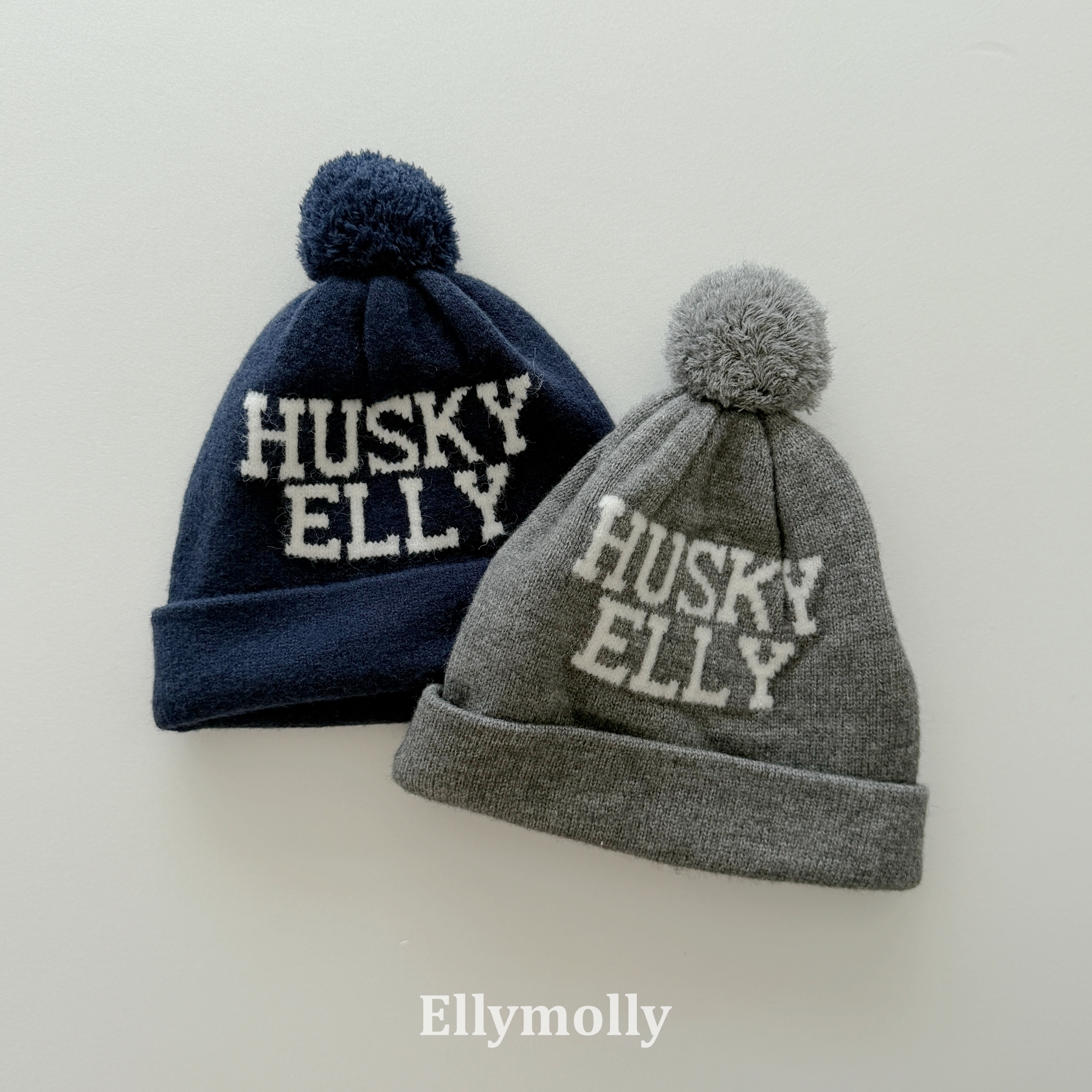 Ellymolly | Husky Pom-Pom Beanie