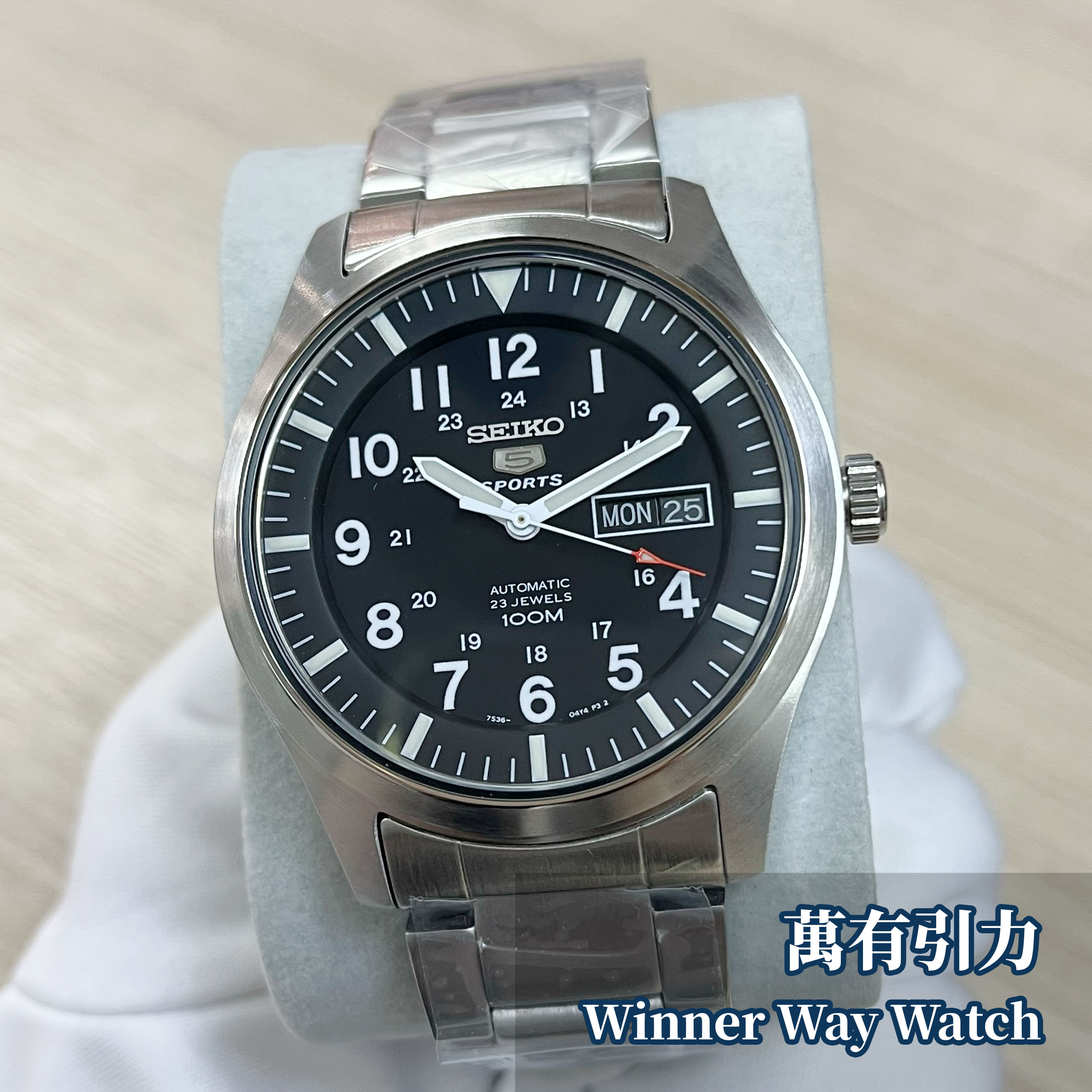 Seiko 5 自動機械錶 SNZG13K1