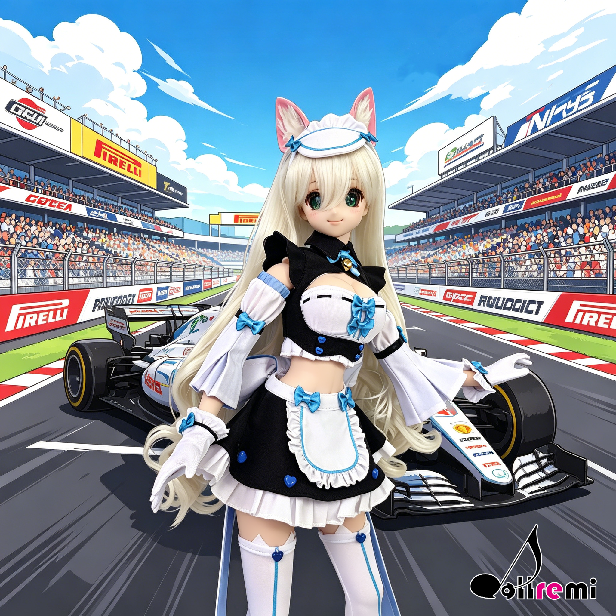【dollremi】(DD0713) COS NEKOPARA Vol.1 Soleil opened! Vanilla Racing Girl Ver. 香草 賽車女郎 ver.
