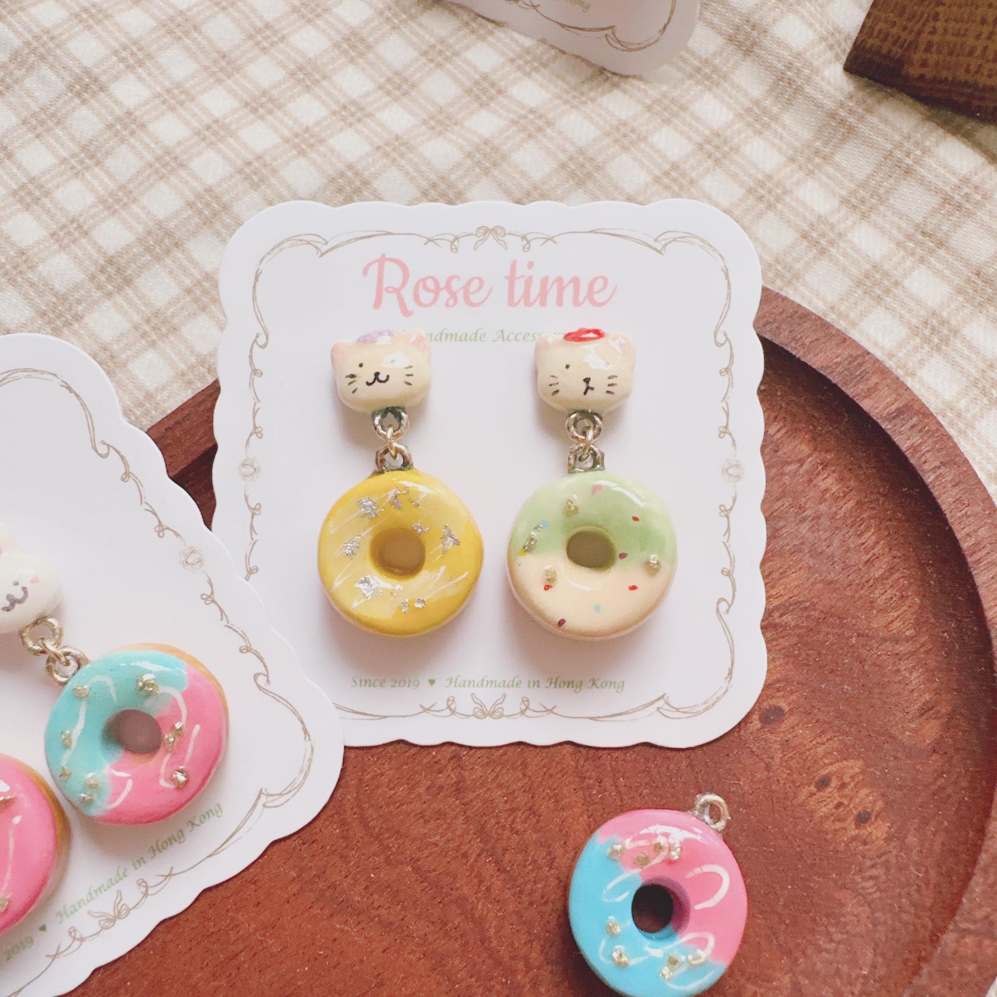 手繪 兔仔🐇貓貓🐱金冬甩🍩 多色入