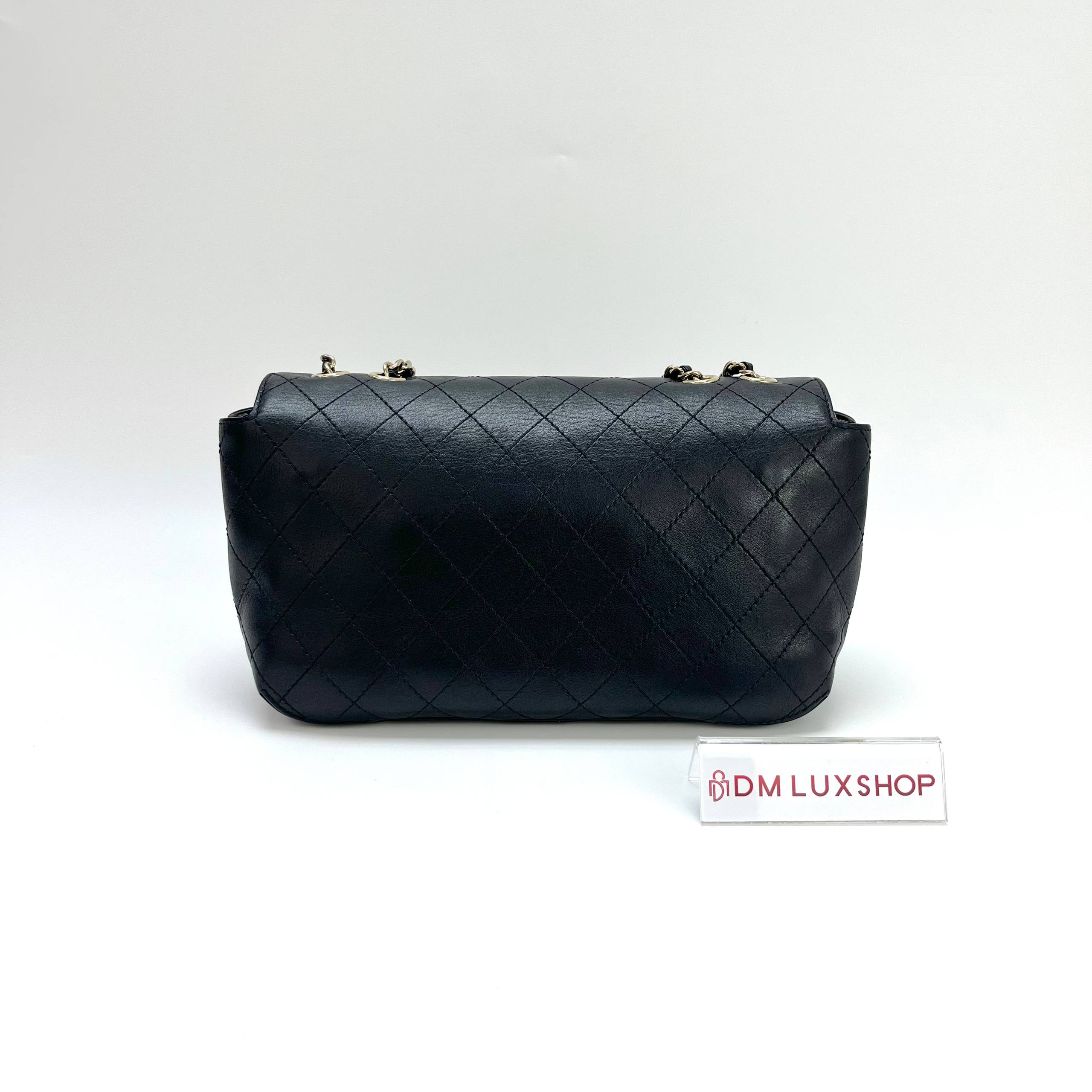 Chanel CC Stitched Flap Bag Black GHW (Serial 27, Y: 2019)