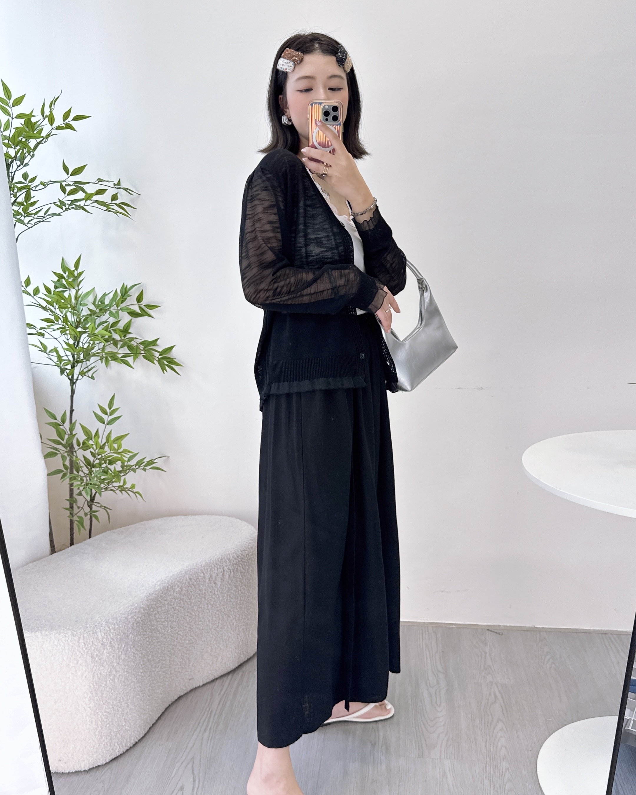 高質柔軟透氣麻棉裙褲 3色