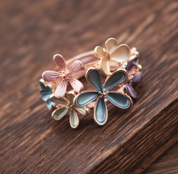 Floral Style Rings
