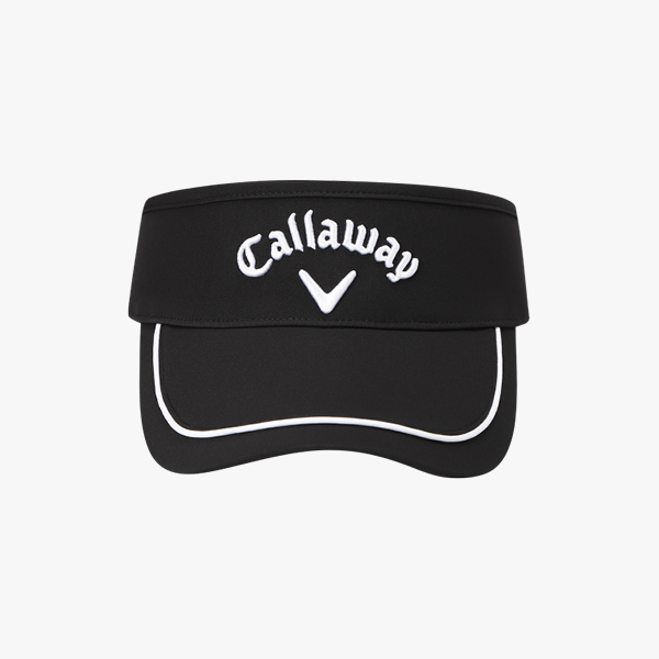 CALLAWAY TRIPLE TRACK MEN'S VISOR - 黑