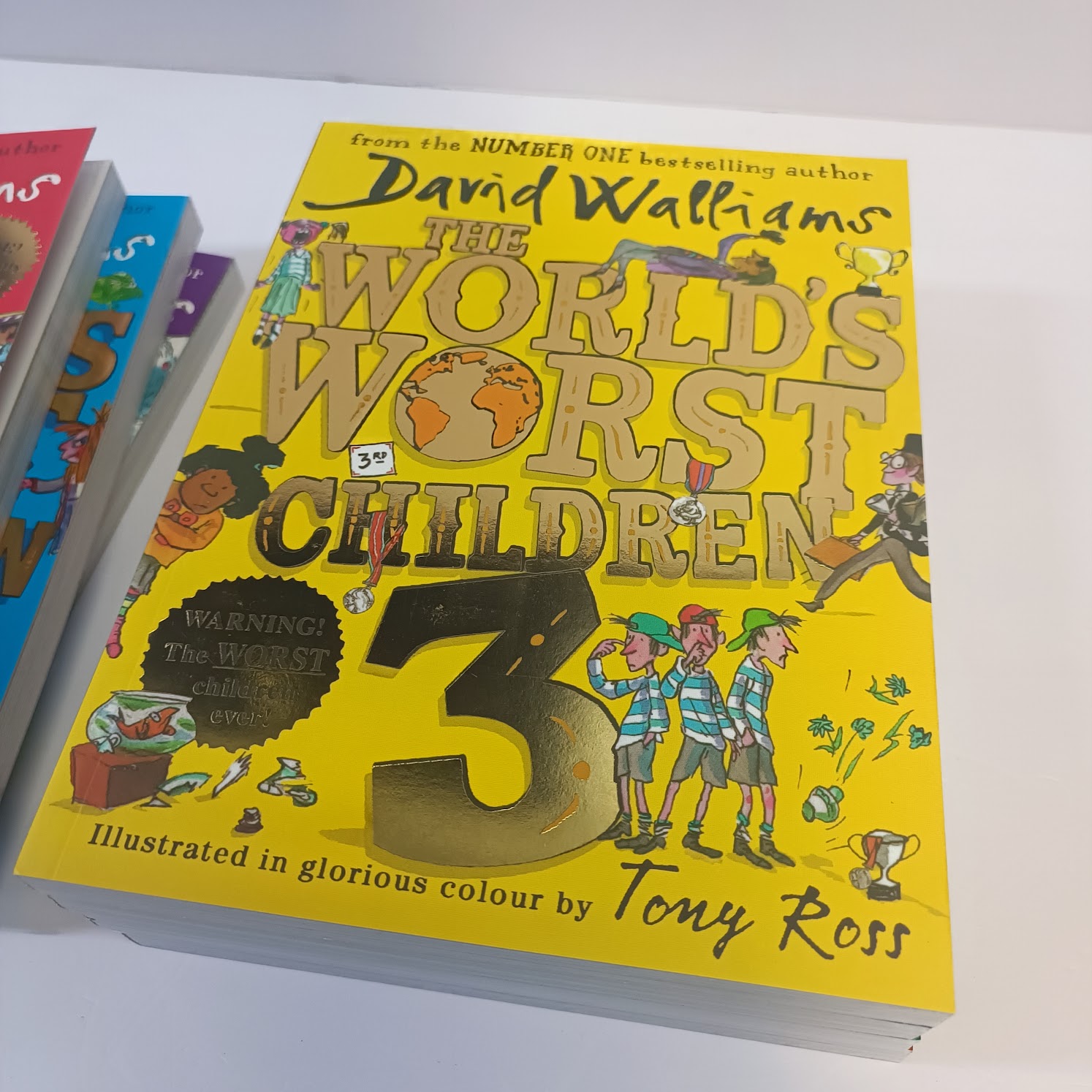 The World'S Worst Children -David Walliams 7 books |  7冊 大衛威廉姆斯幽默小說小學課外閱讀彩版 B360