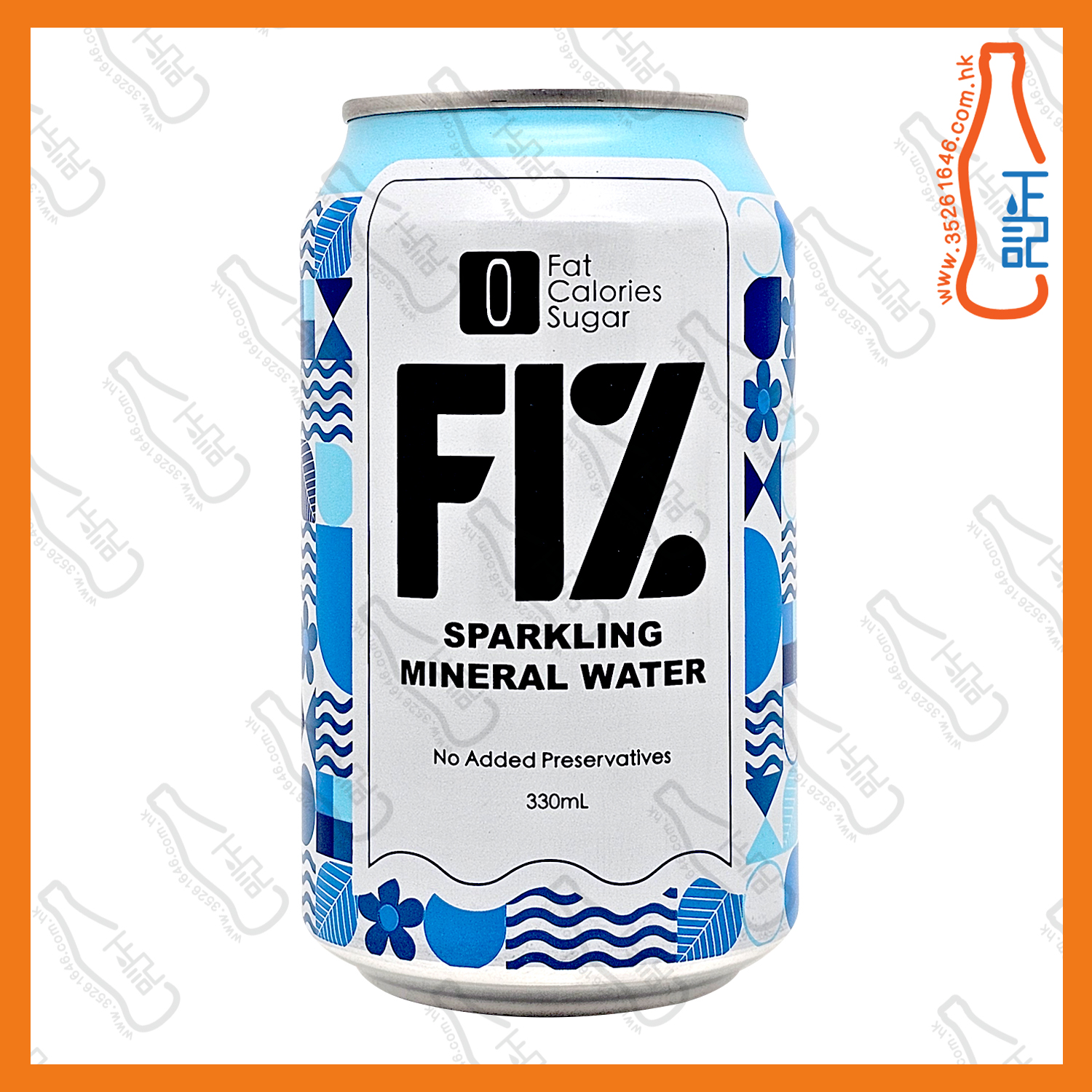 FIZ 氣泡礦物質水(罐裝) 330ml x 24罐