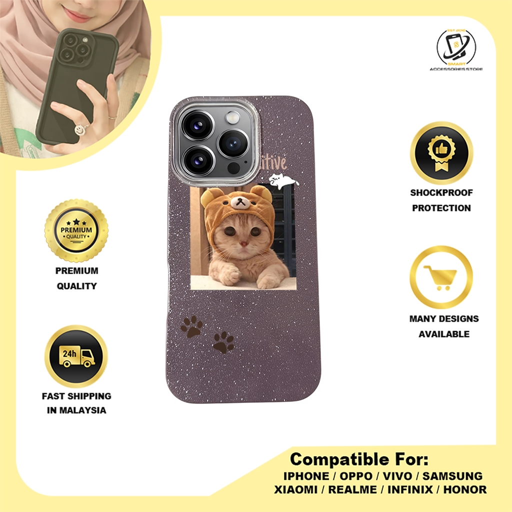 BLING CASE PHONE FOR IPHONE - DESIGN CAT A