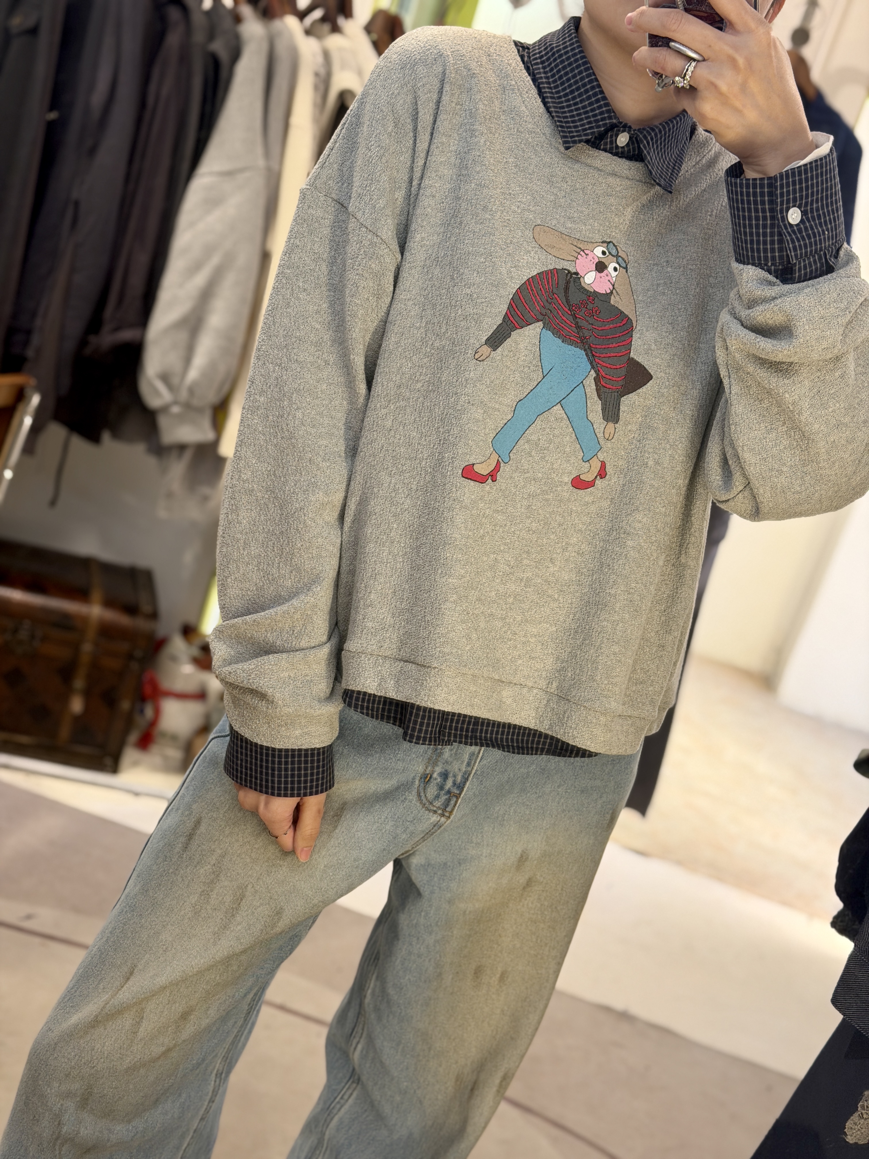 Happy ribbit sweater