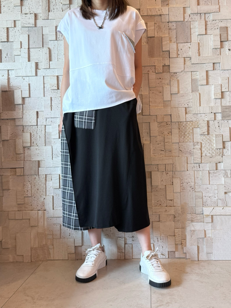 #2107 闊身不規則袖Top💫