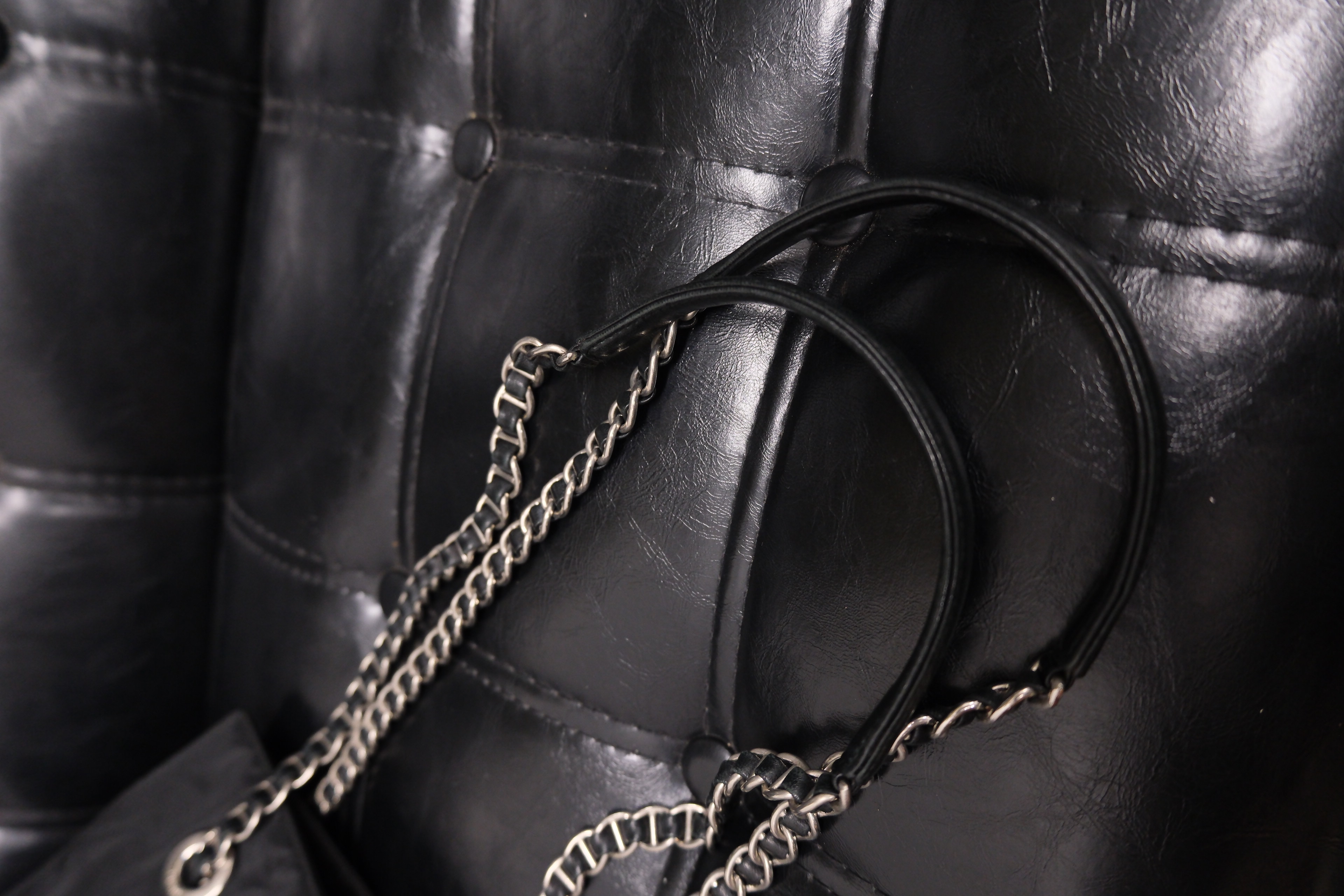Prada Nylon Vintage Chain Bag 25