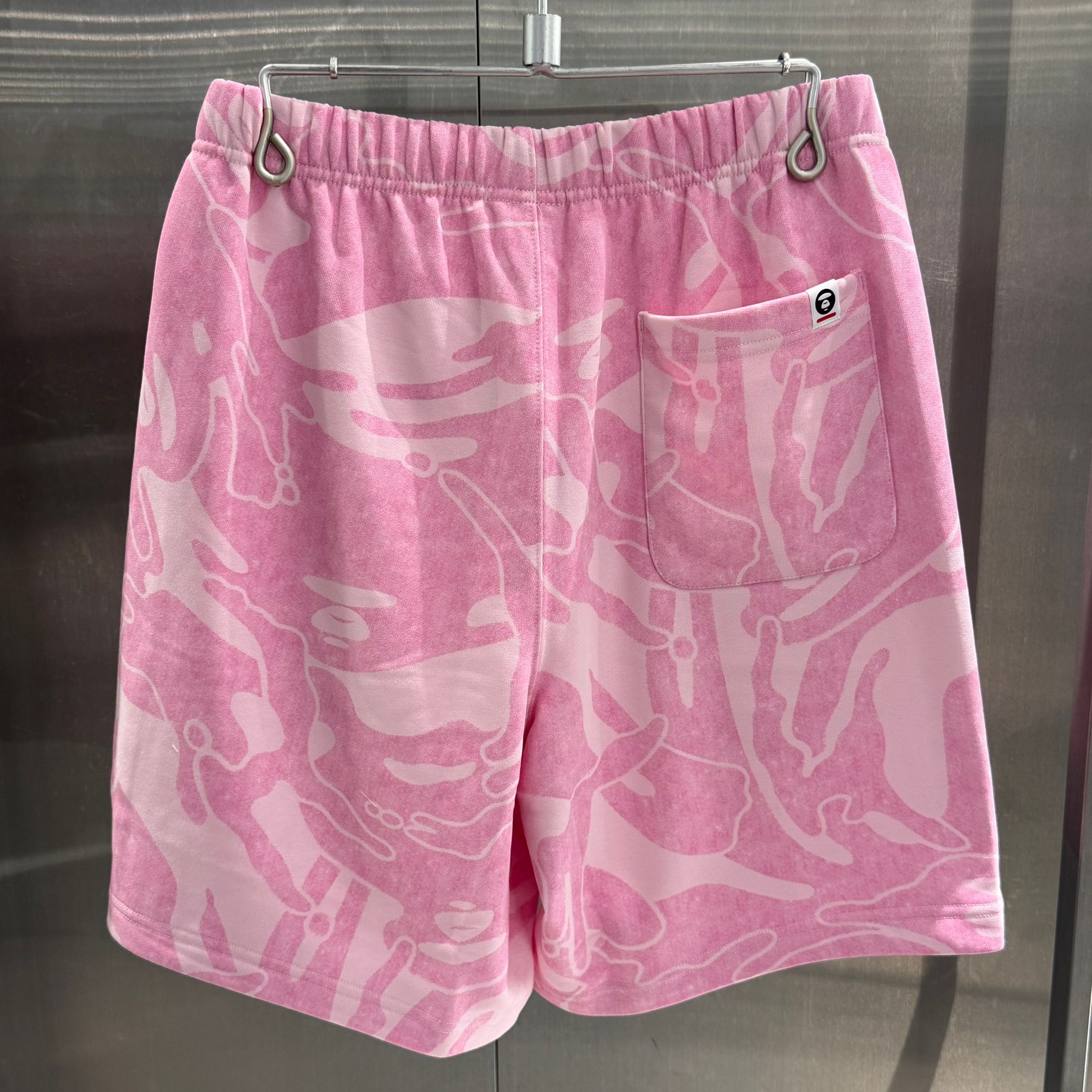 AAPE AAPENOW camo sweat shorts (C684)