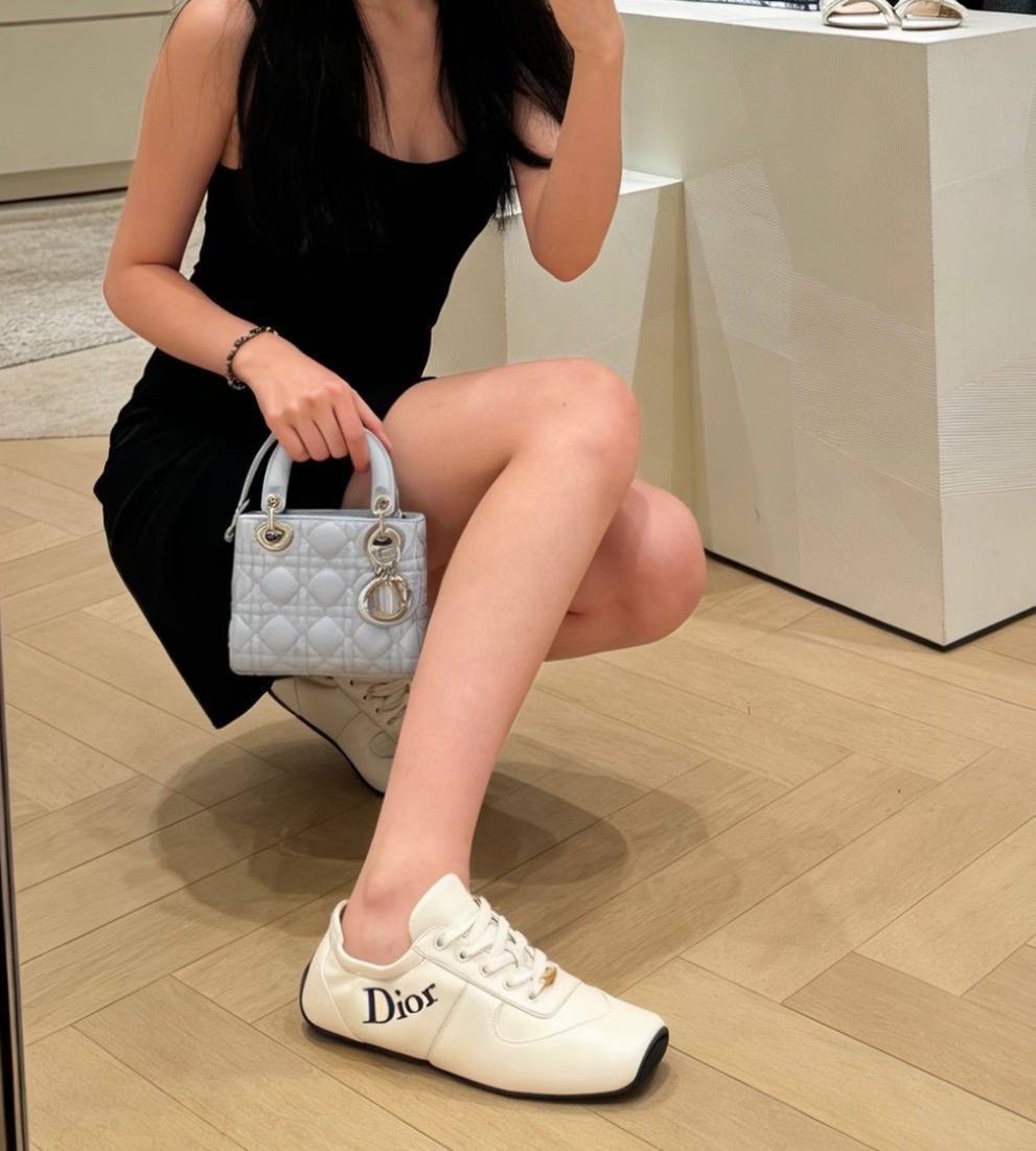 又輕又易襯！  限時優惠✨新款🆕訂貨📮Dior Cœur Sneaker Size 36/37/37.5/38/39