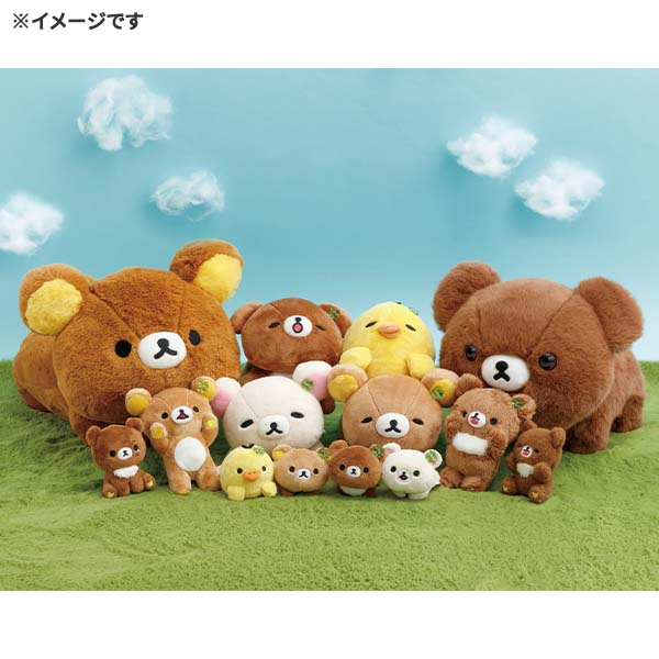 RK 鬆弛熊 3小熊 十年 鬆毛趴公仔M 小熊