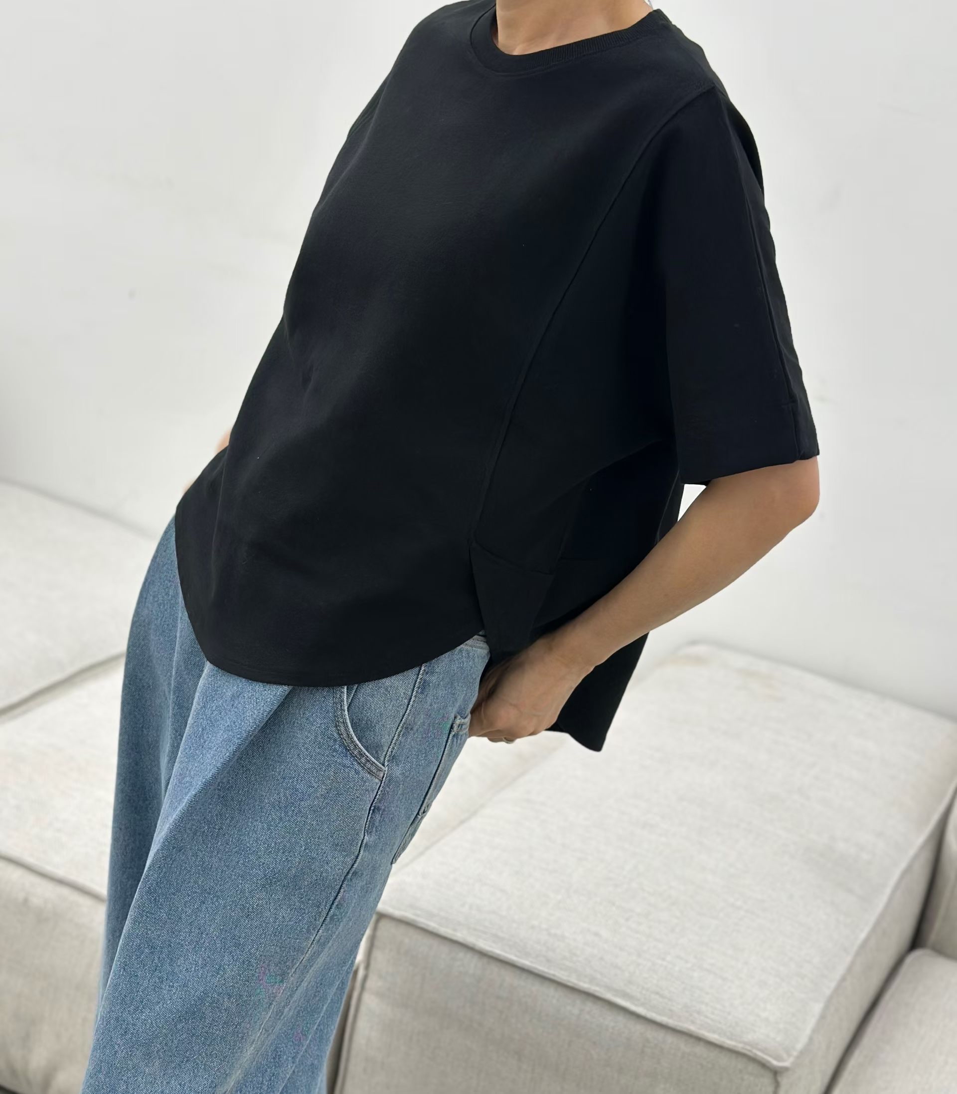 La mine dor 挺棉Top