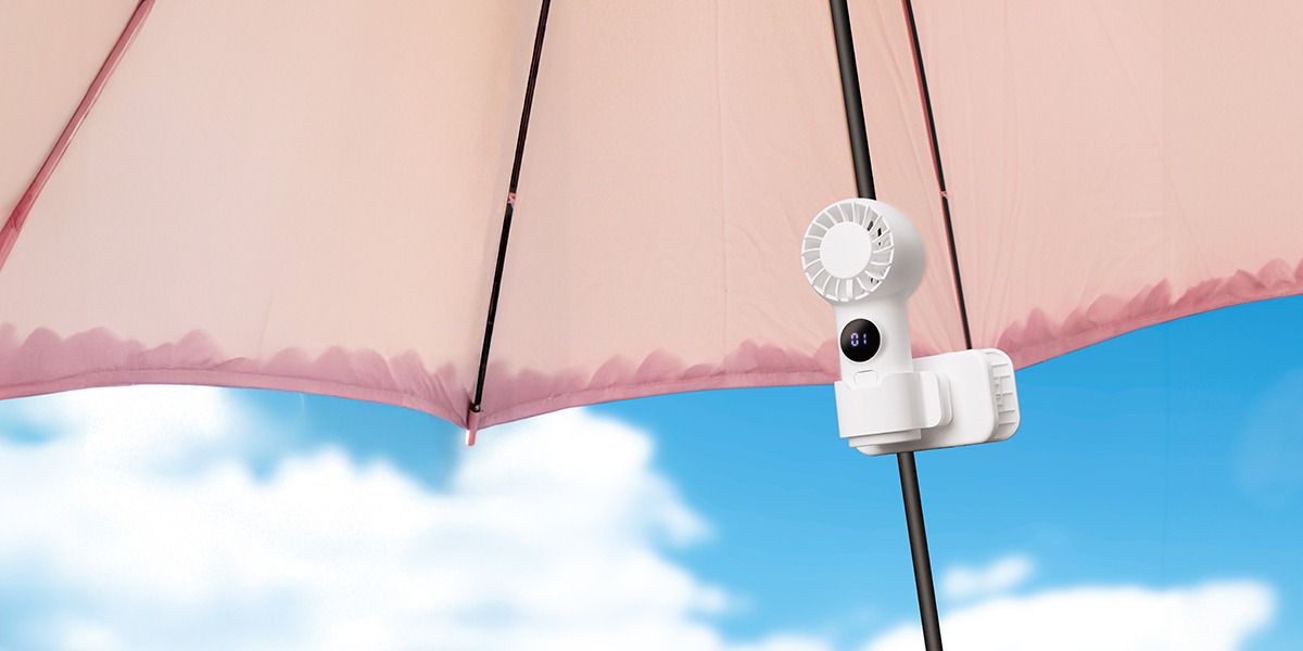 DRETEC FN-209 掌上型手持風扇（附夾子）