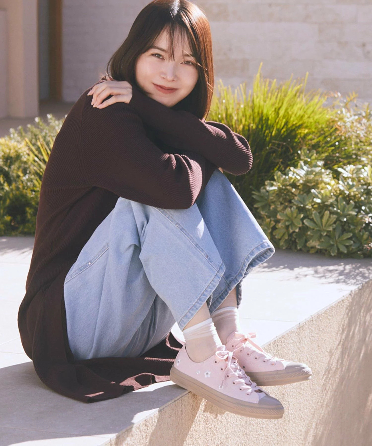 日本預訂📍日本CONVERSE×Earth花花刺繡圖案低筒鞋 不包郵 2026年4月中下旬出貨