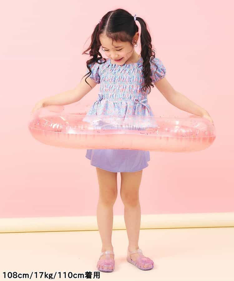 🇯🇵預訂 日本直送🇯🇵Apres les cours三色緞帶褶皺泡泡袖分體泳衣