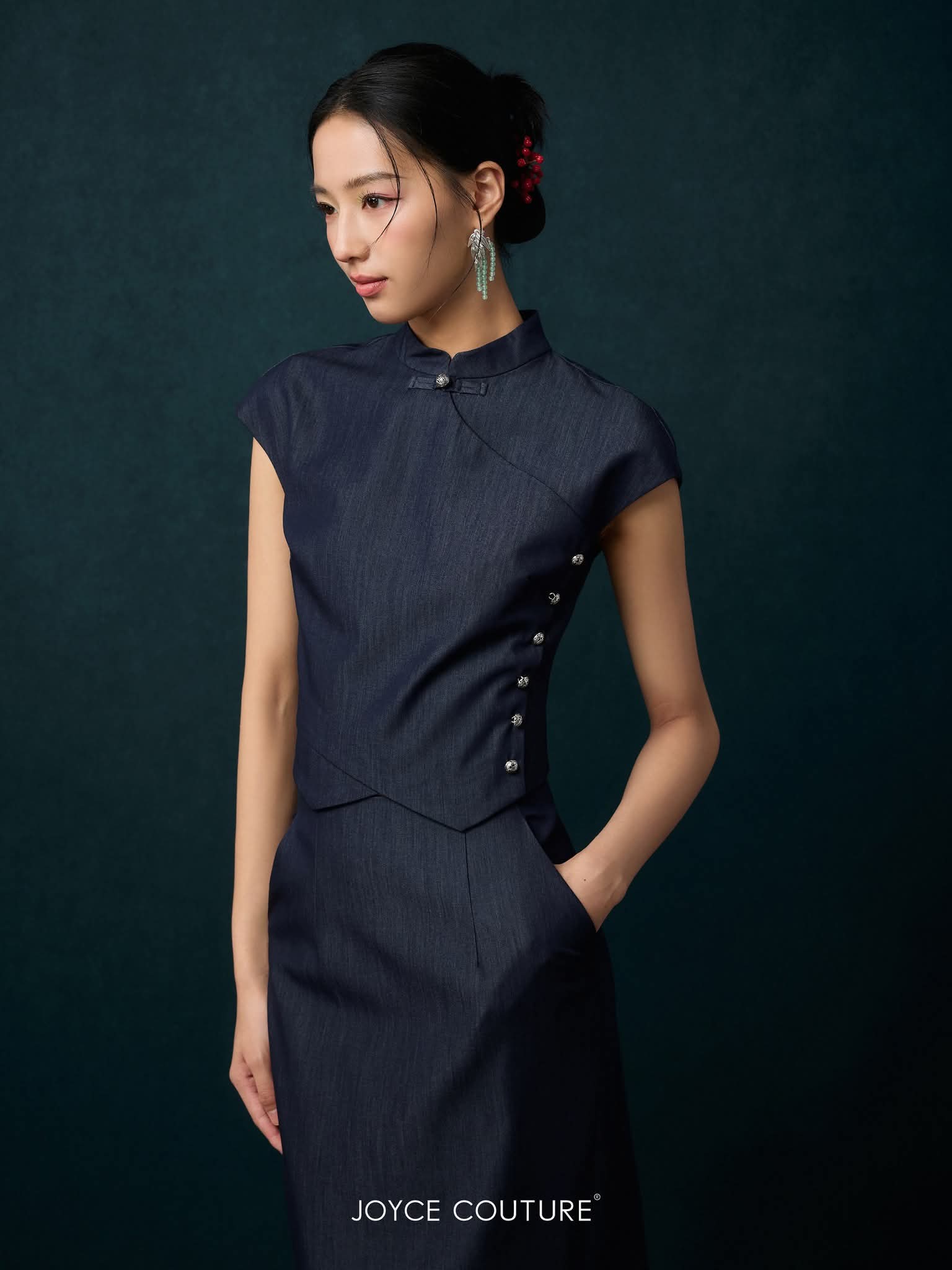 中长铅笔半裙 S0167