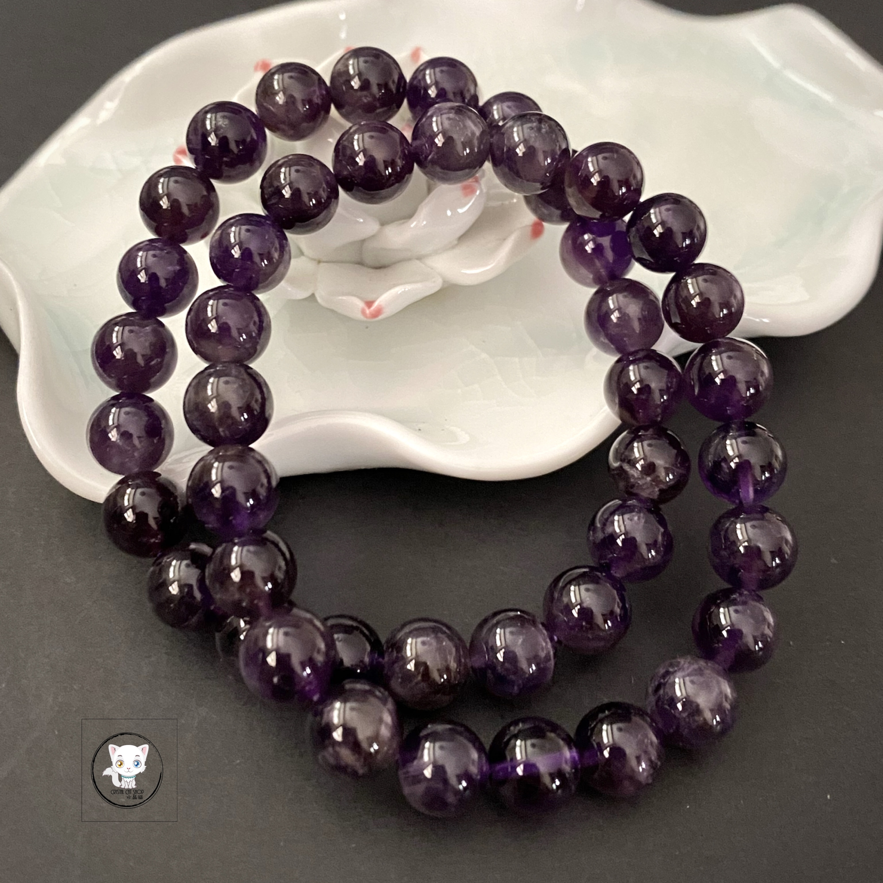 烏拉圭紫水晶手鏈8.5mm
