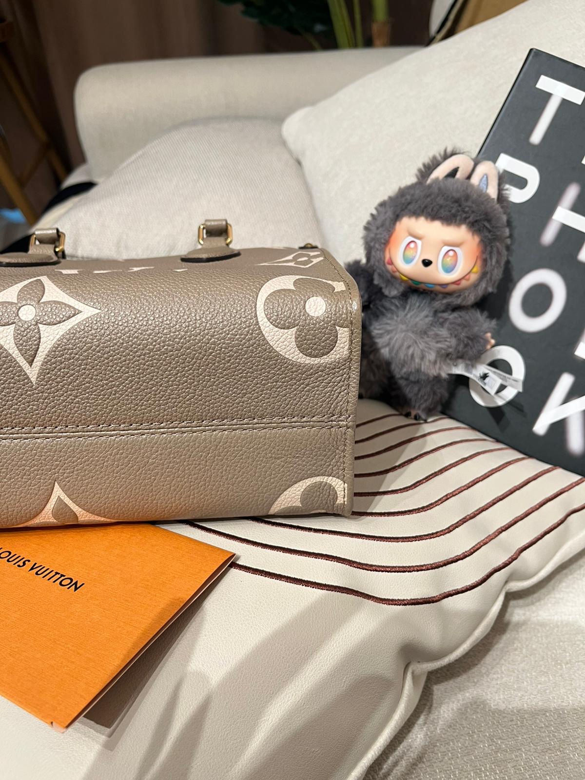 Lv OnTheGo pm M45779 Empreinte Calfskin 牛皮 100%Authentic, 98%New ✅NFC✅收據✅Dust bag✅Box