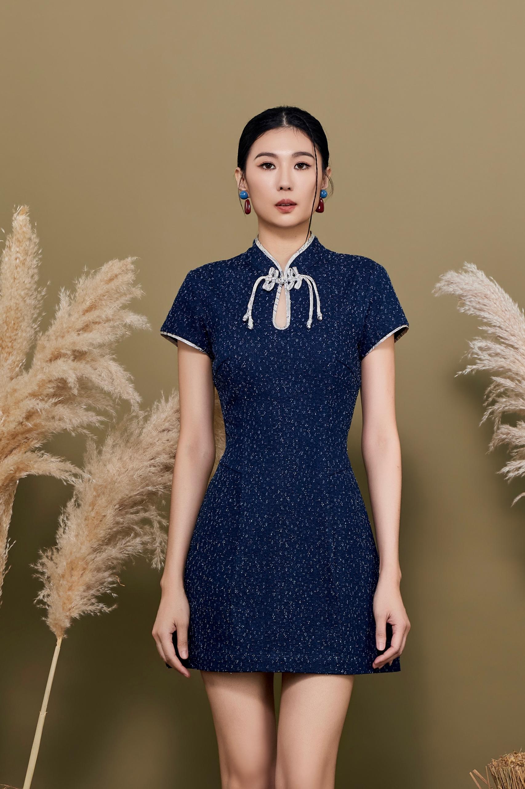 CD2164 Oriental Knot Qipao Dress
