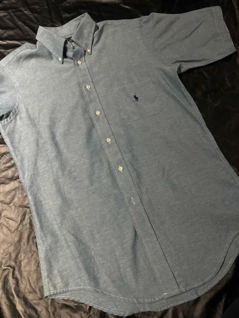 Black Vintage Polo shirt #0013
