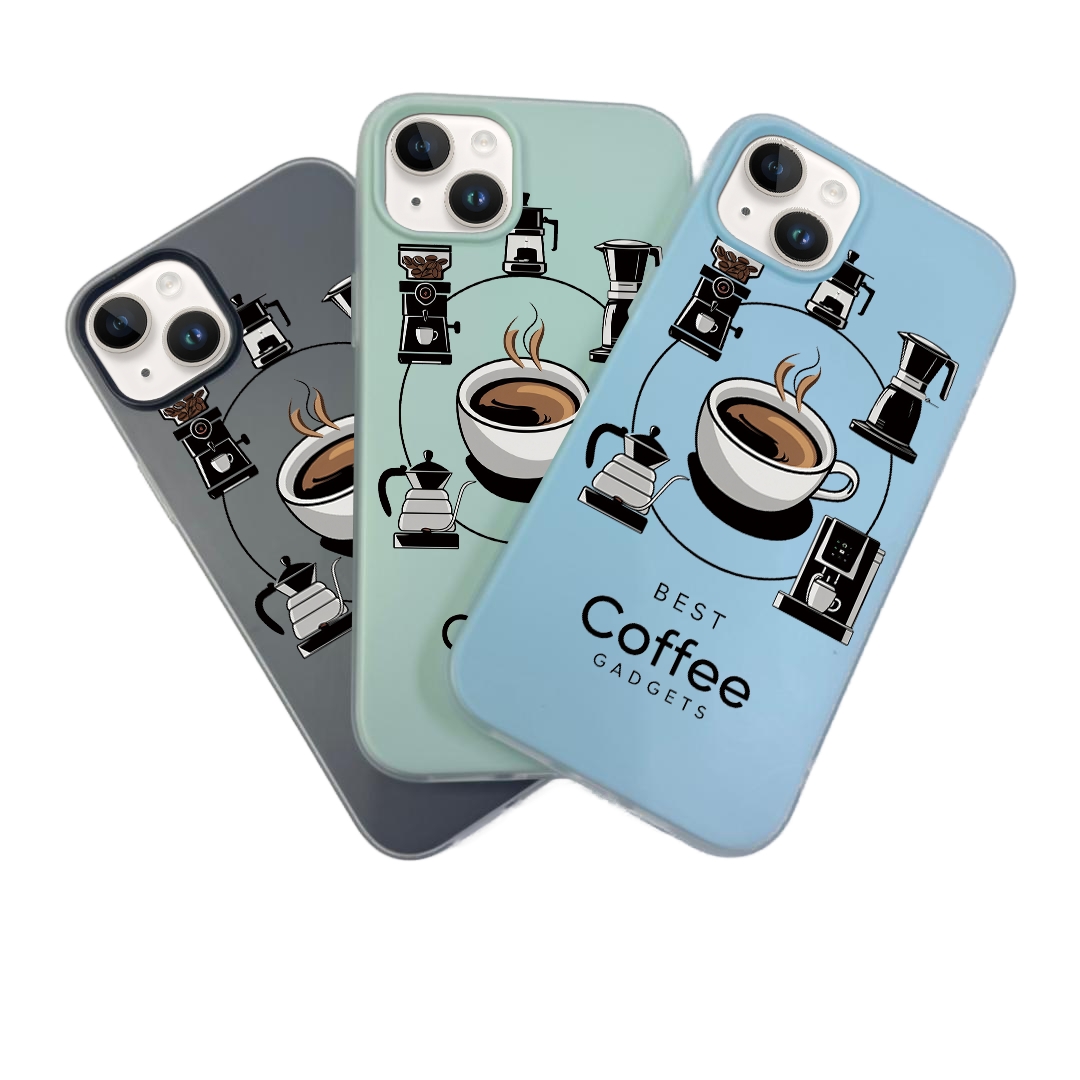 JELLY CASE PHONE FOR IPHONE - DESIGN COFFEE C