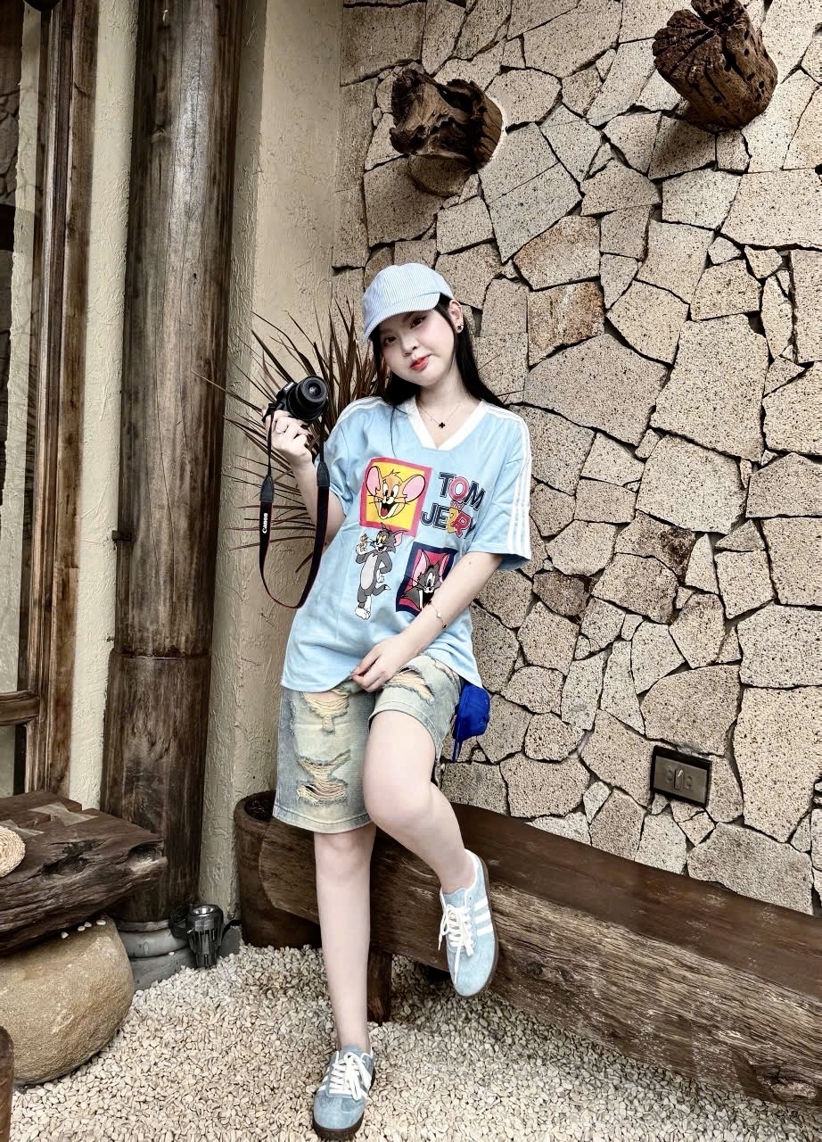 “湯姆傑瑞宽松休闲上衣