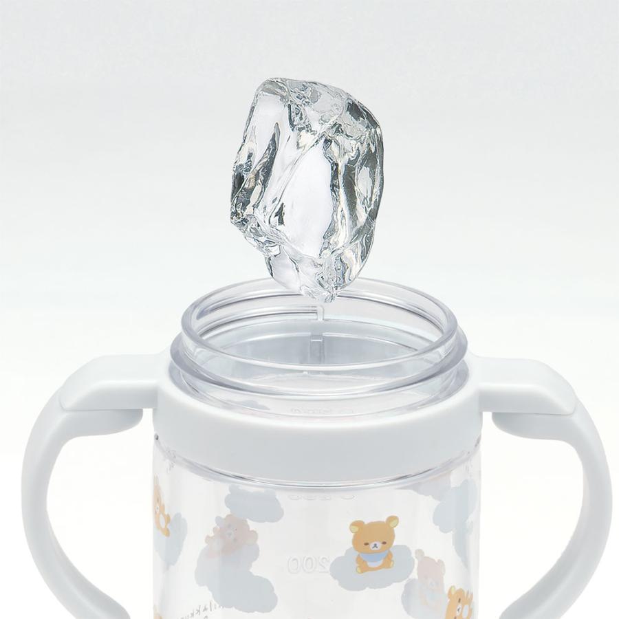 鬆弛熊 Baby 雙耳摺疊手柄吸管杯（附肩帶）