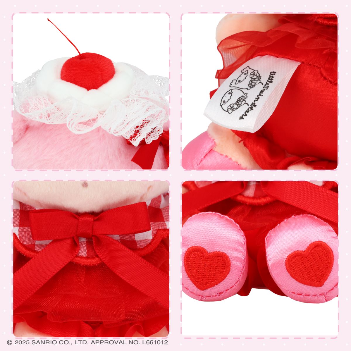 預訂 | 日本Sanrio x 粧美堂 奶油車厘子🍒掛件公仔