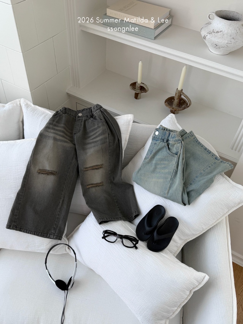  【預訂】 韓國直送 南大門童裝 Matilda & Lee - 牛仔褲