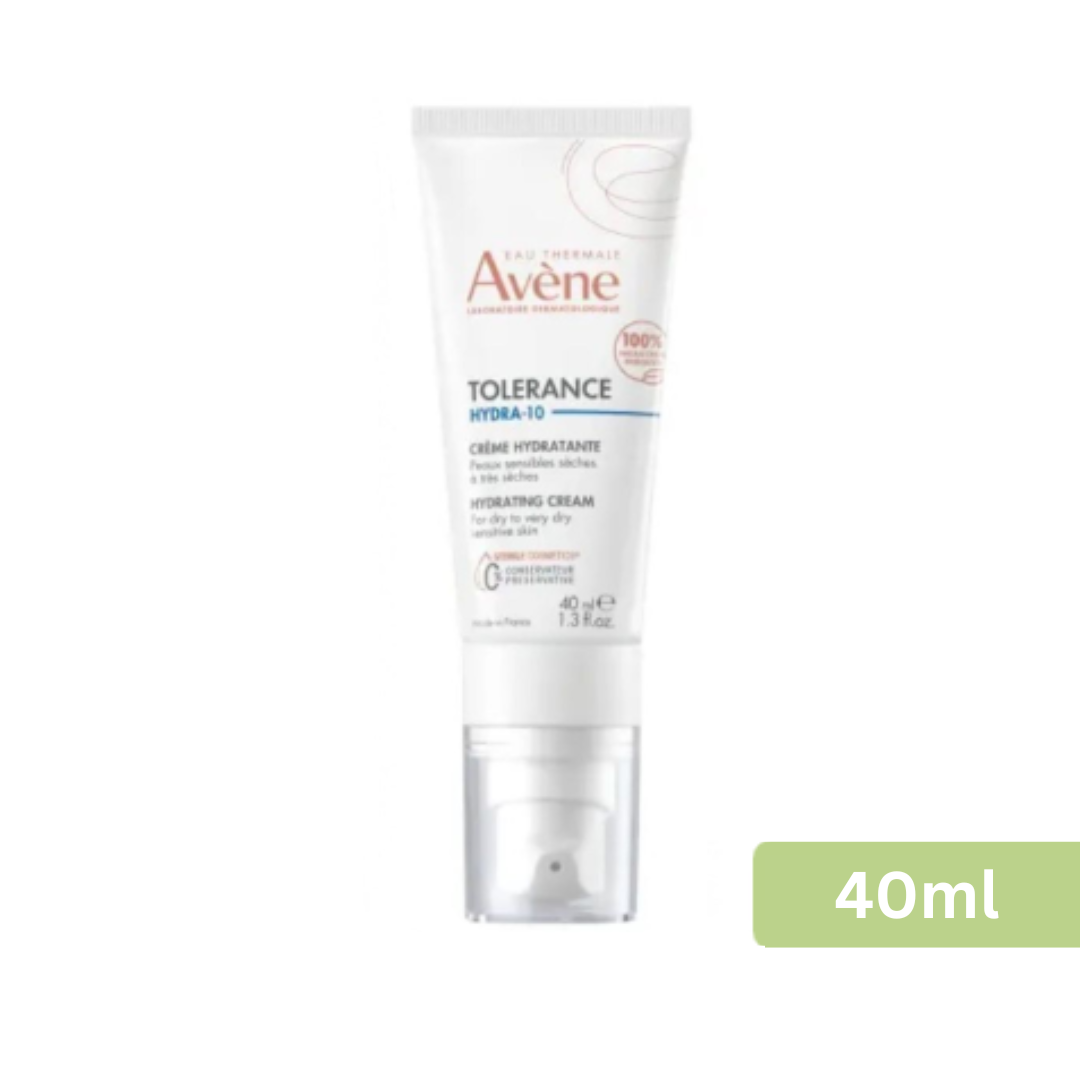 Avène - Tolerance Hydra-10 全天然舒敏保濕霜 (敏感肌 / 乾肌膚 / 缺水肌) 40ml (平行進口)