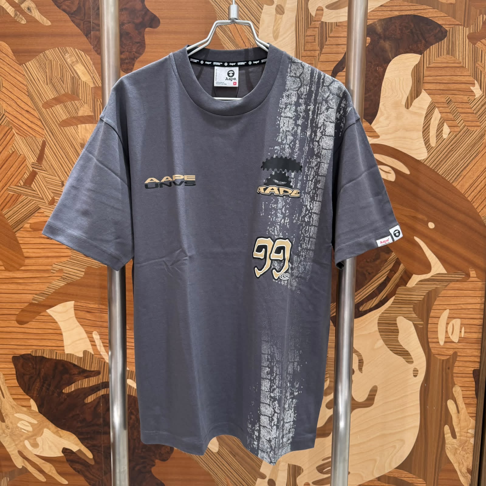 AAPE Relaxed fit AAPEUNVS graphic tee (1871) 寬鬆版