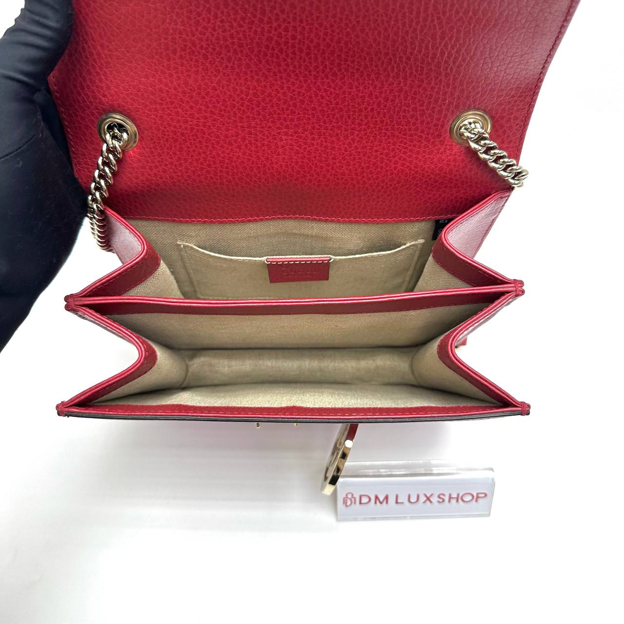 Gucci Red Interlocking GHW