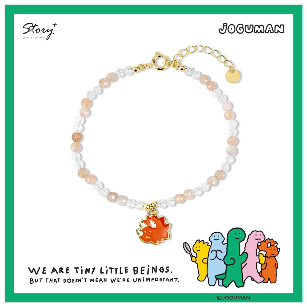 📦訂購 台灣限定 STORY 故事銀飾 x JOGUMAN TRICERA款 天然水晶手串